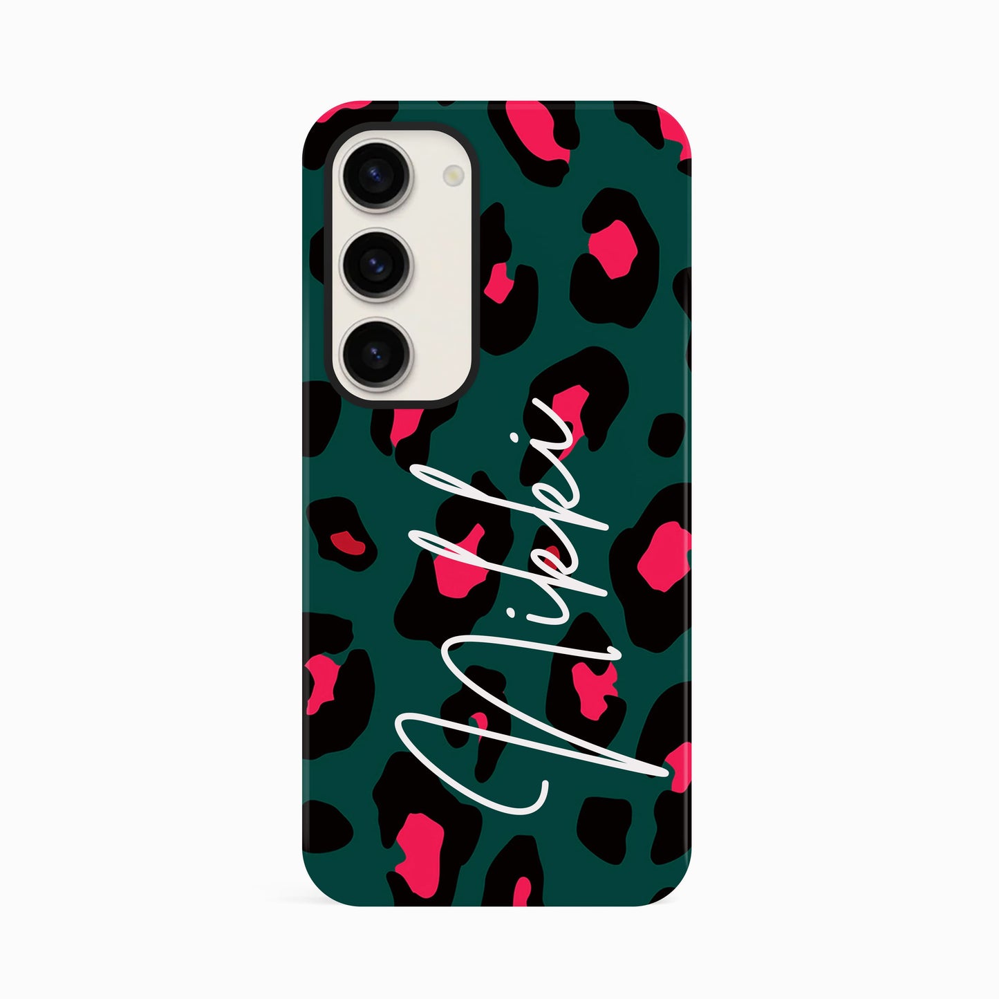 Personalised Forest Green Leopard Print Phone Case Phone Case