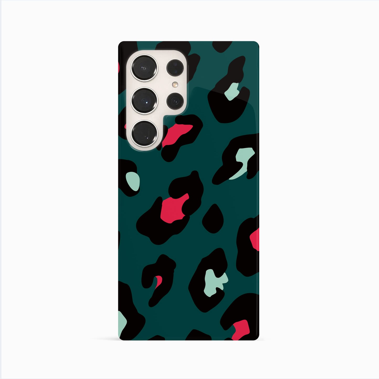 Green and Red Leopard Print Phone Case Phone Case