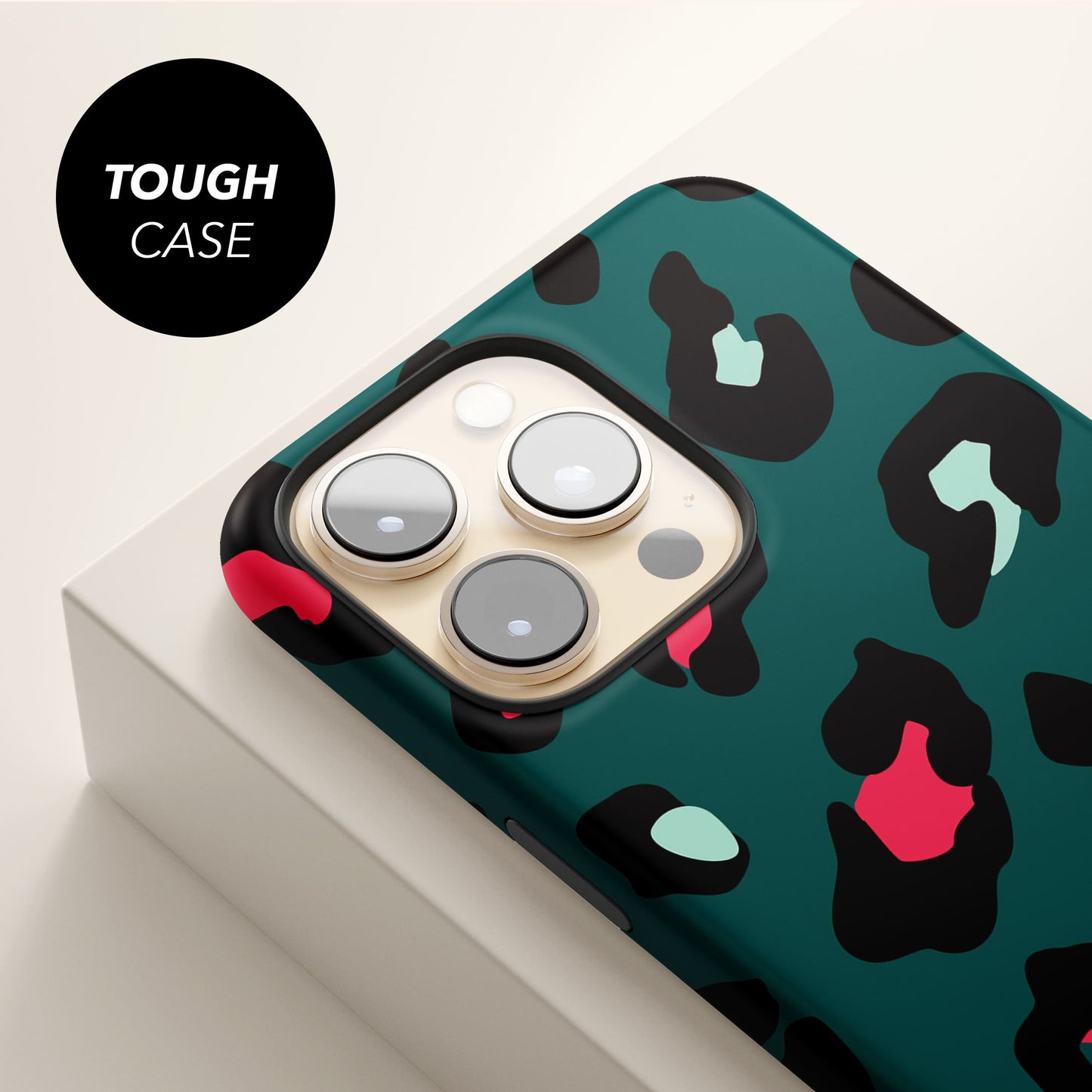 Green and Red Leopard Print Phone Case Phone Case
