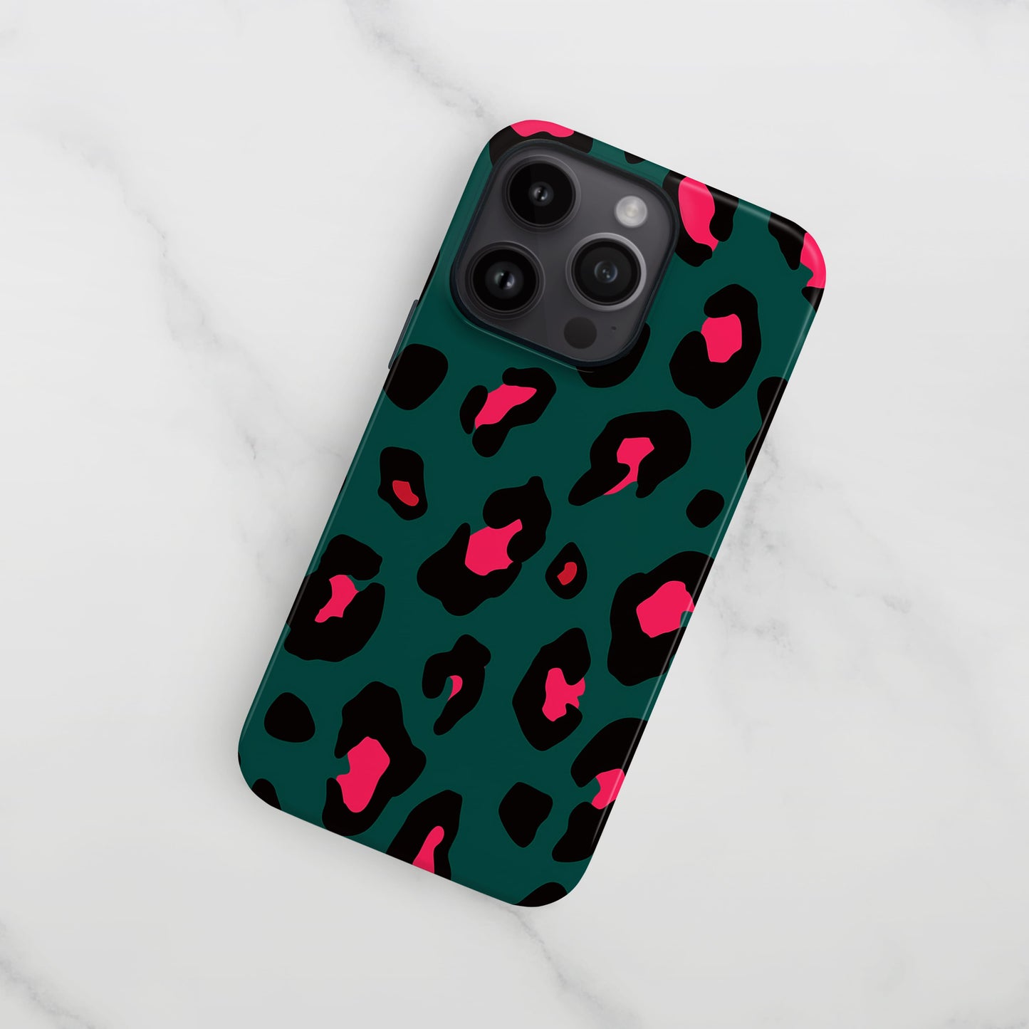 Forest Green Leopard Print Phone Case Phone Case