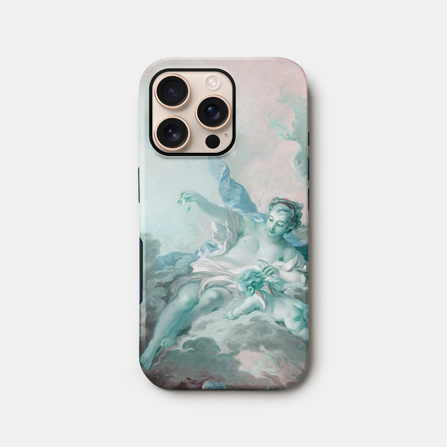 Vintage Teal Goddess Art Case iPhone 16 Phone Case