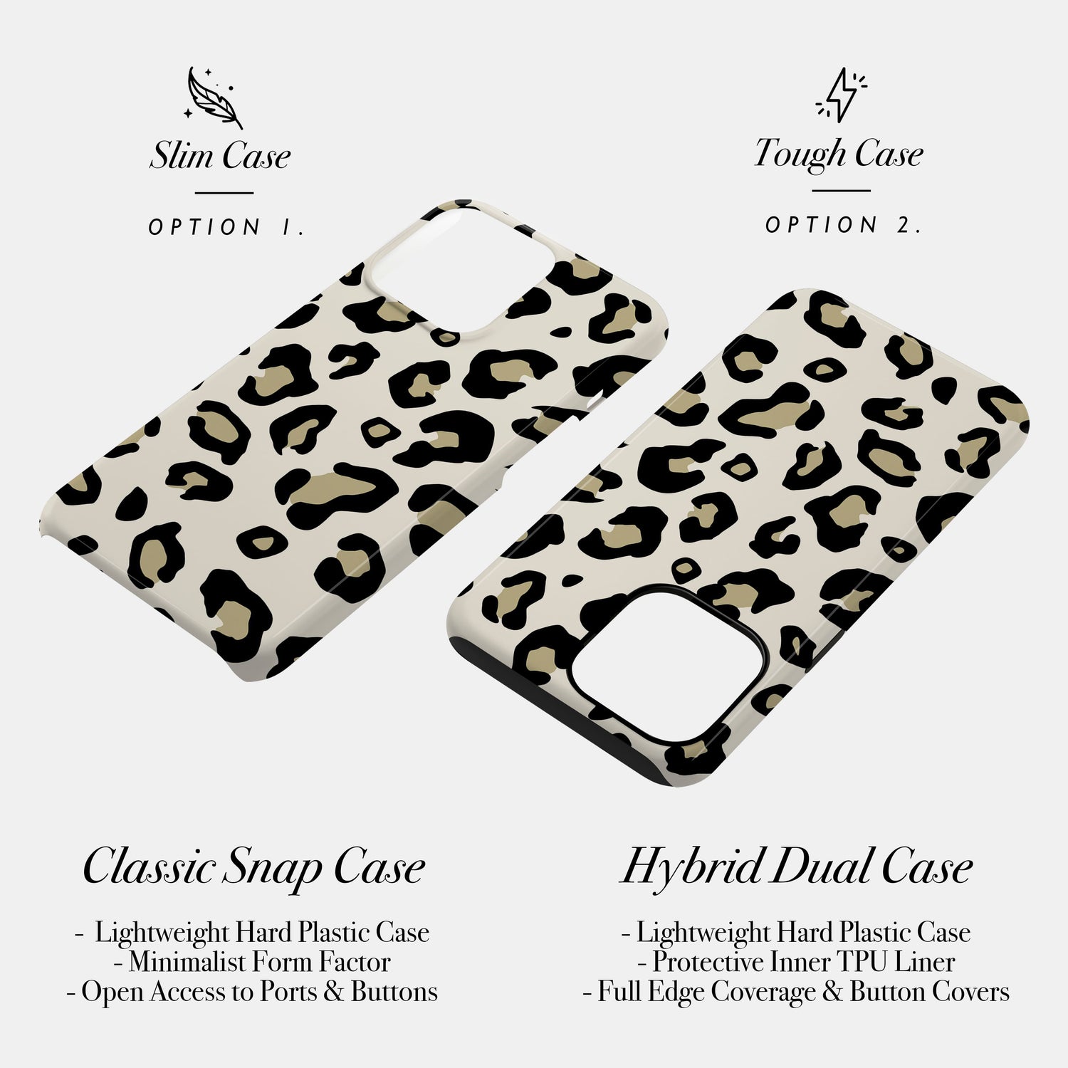 Gold Leopard Print Spots Phone Case Phone Case
