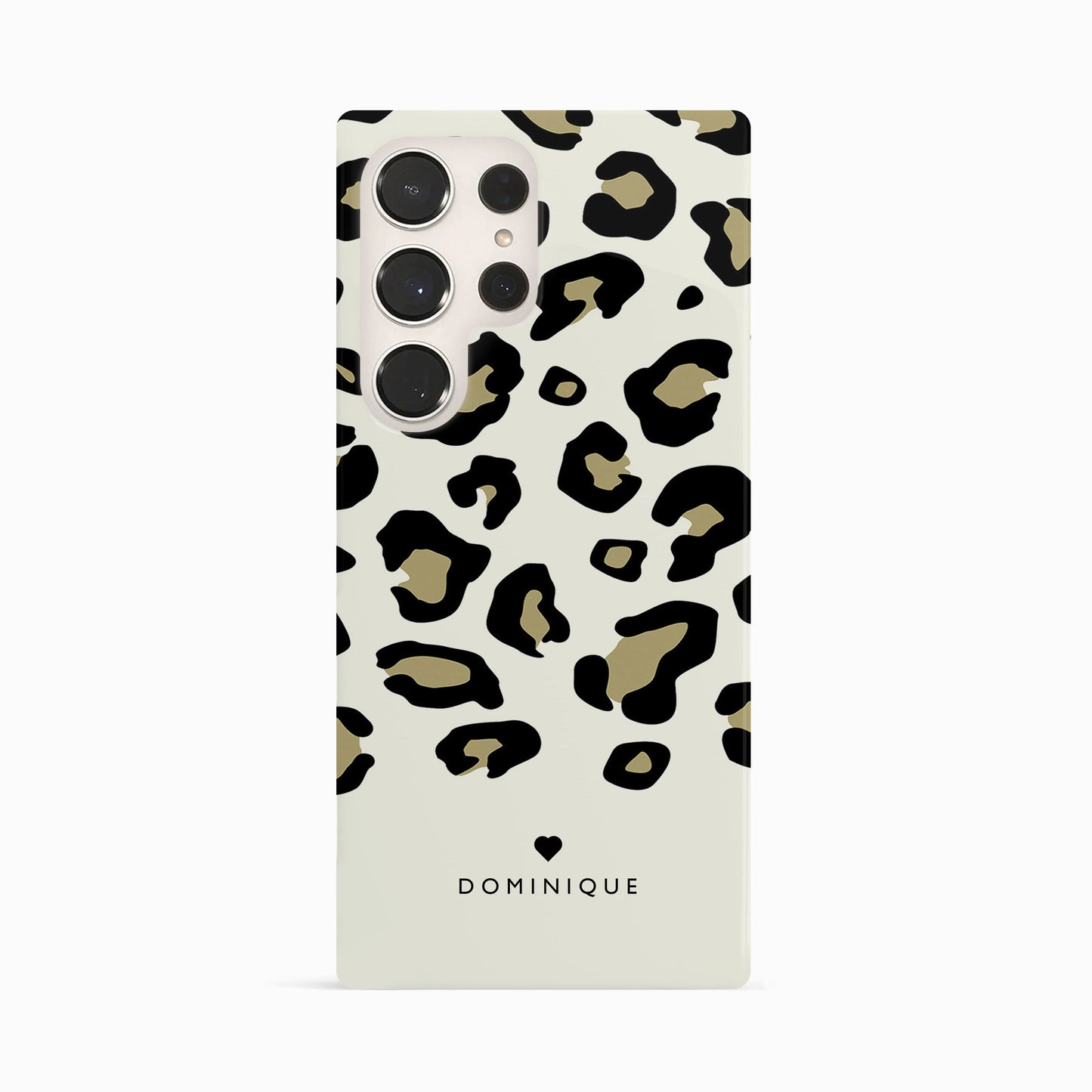 Gold Leopard Print Personalised Phone Case Phone Case