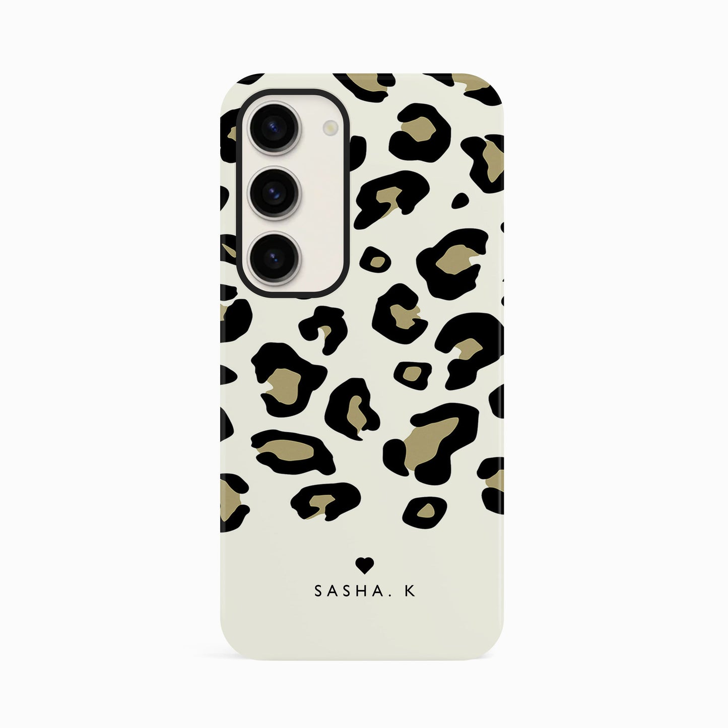 Gold Leopard Print Personalised Phone Case Phone Case