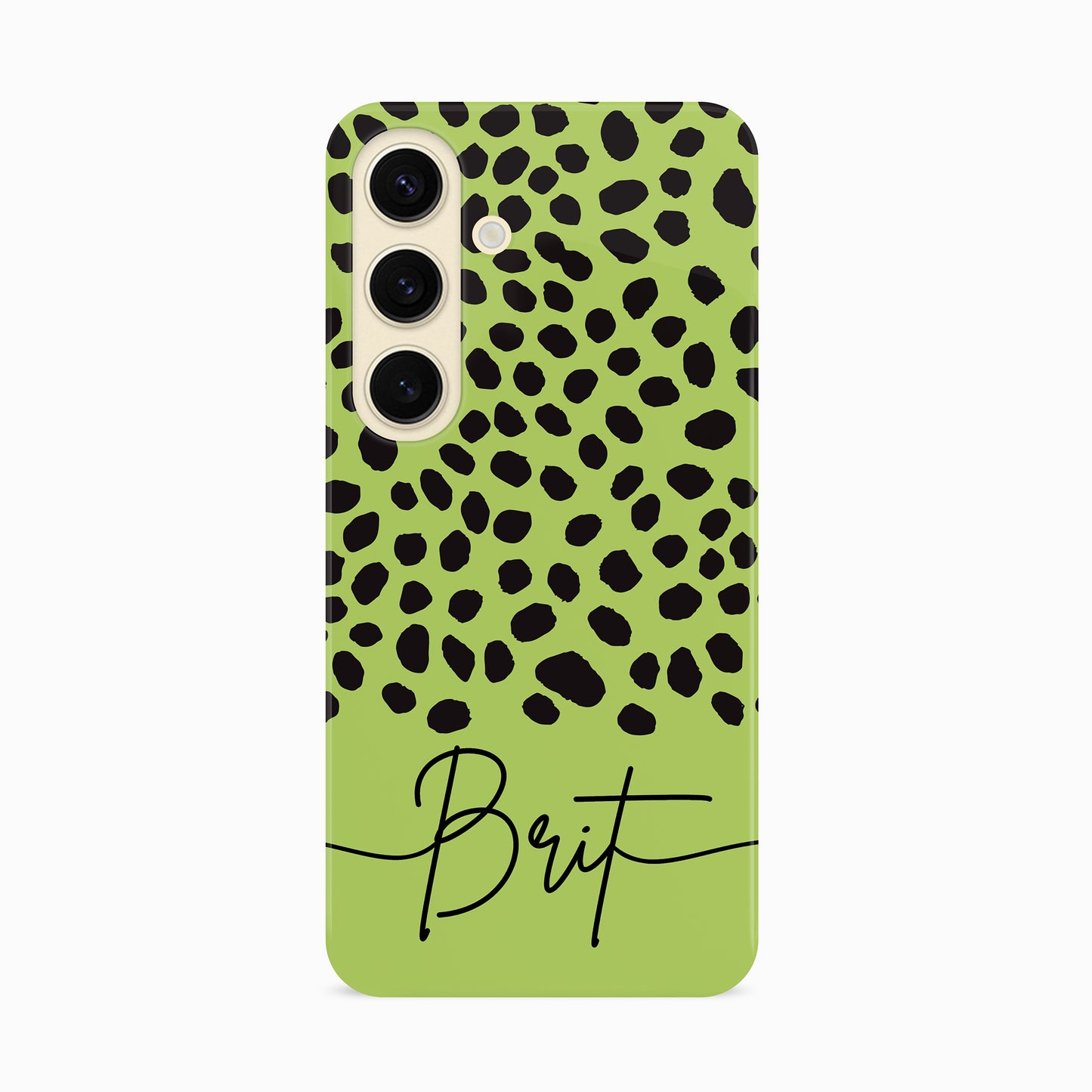 Personalised Green Cheetah Print Case