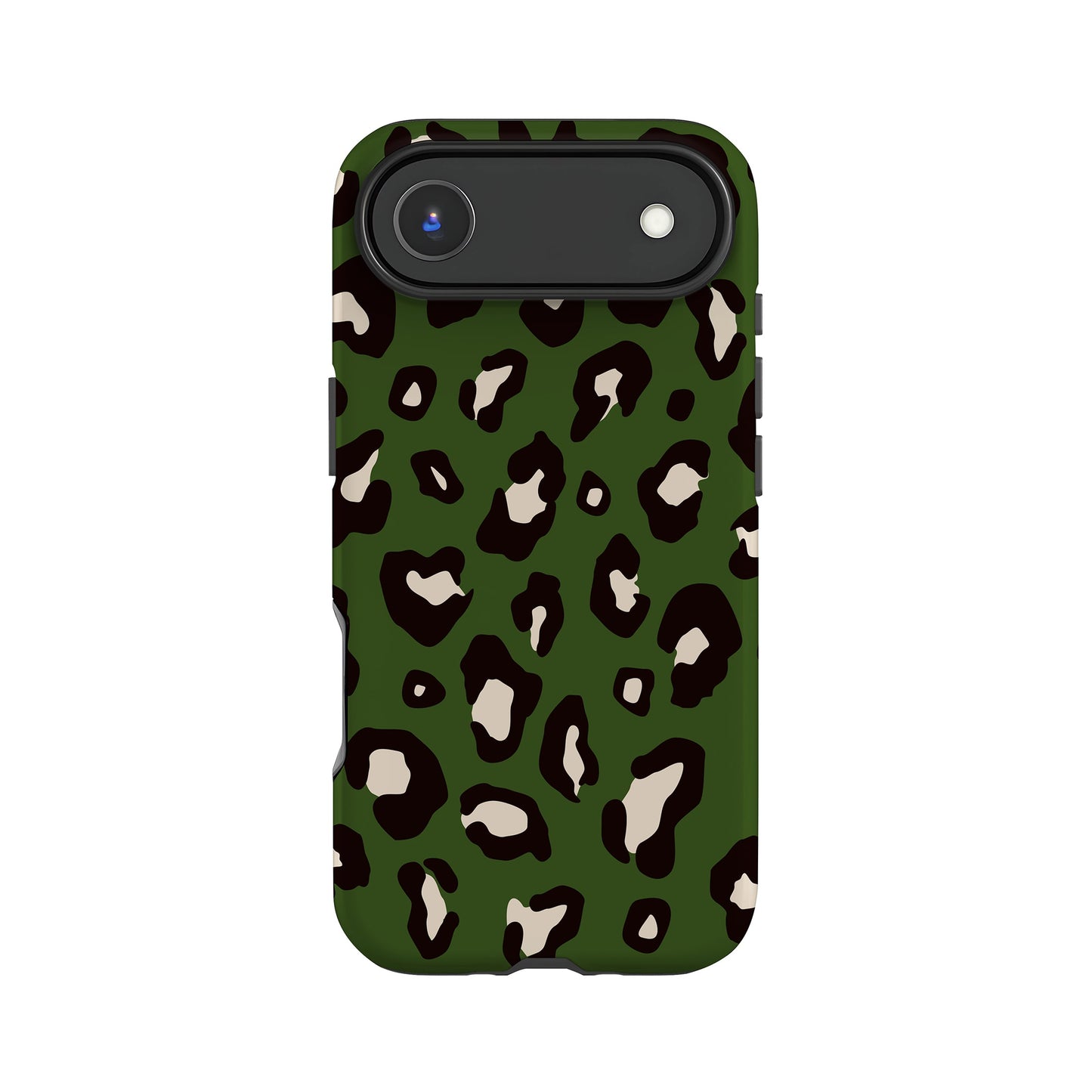 Dark Green Leopard Print Case