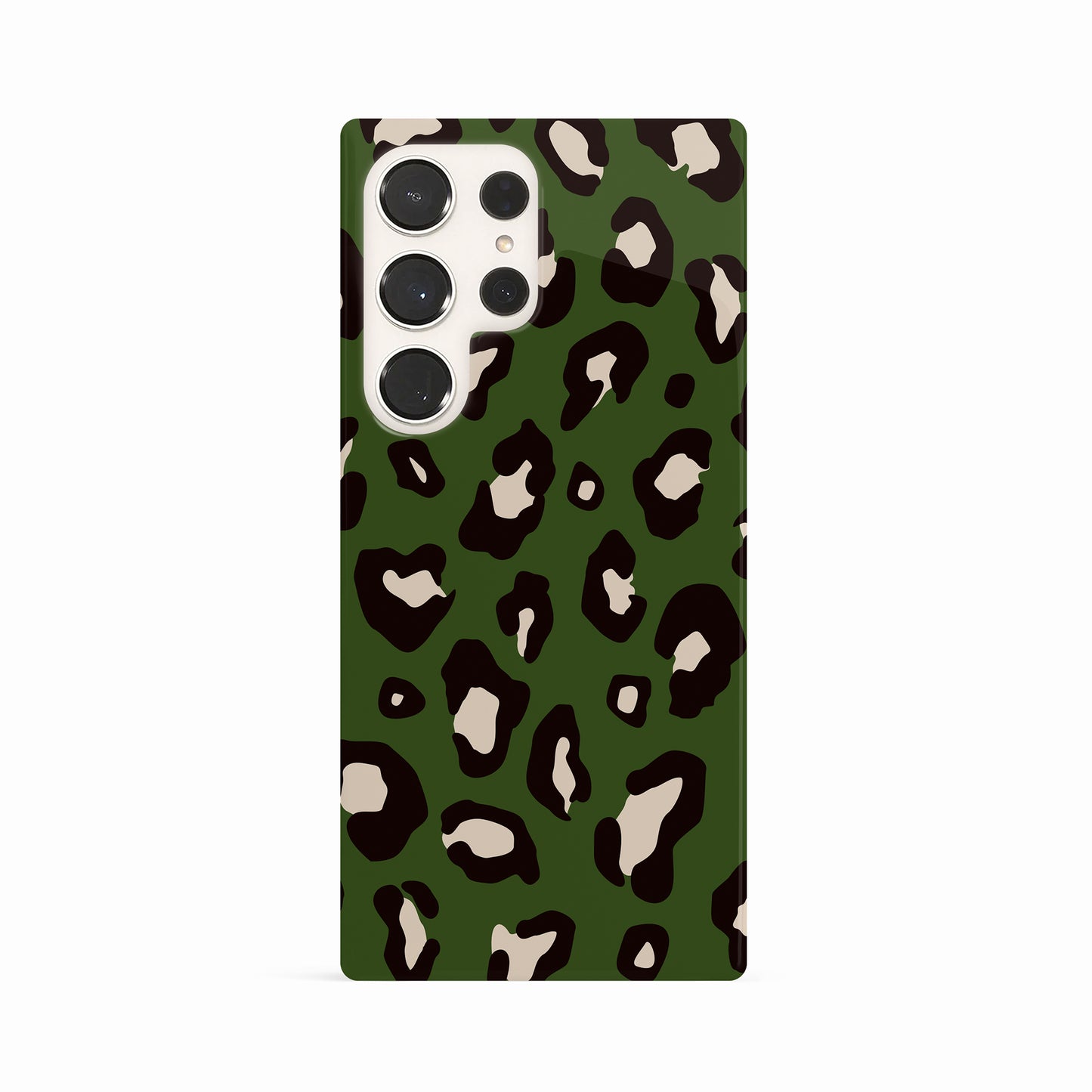 Dark Green Leopard Print Case