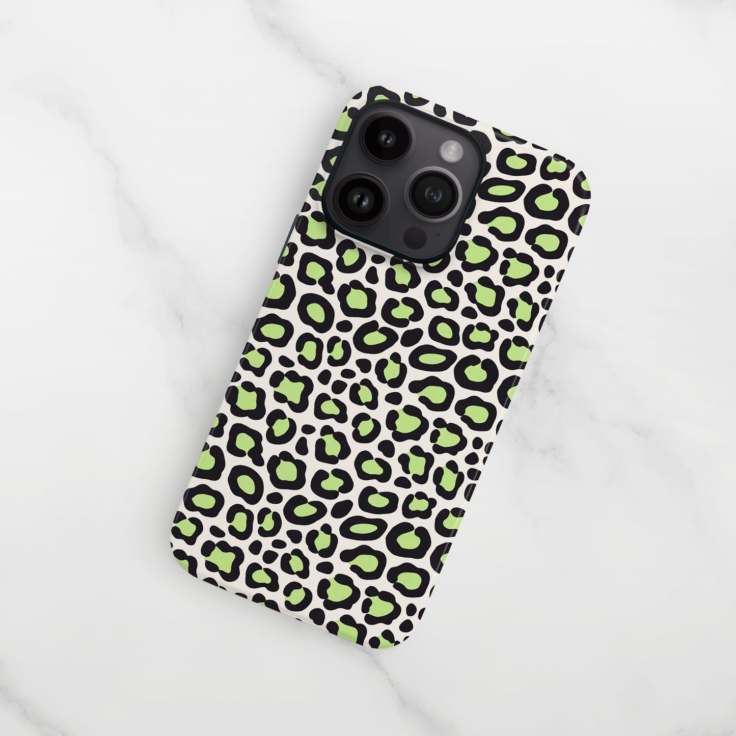 Modern Green Leopard Print Case Phone Case