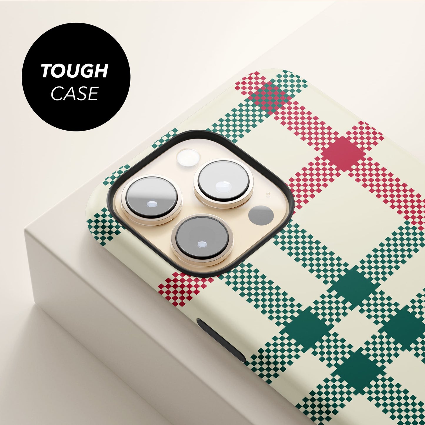 Green Red Plaid Pattern Phone Case Phone Case