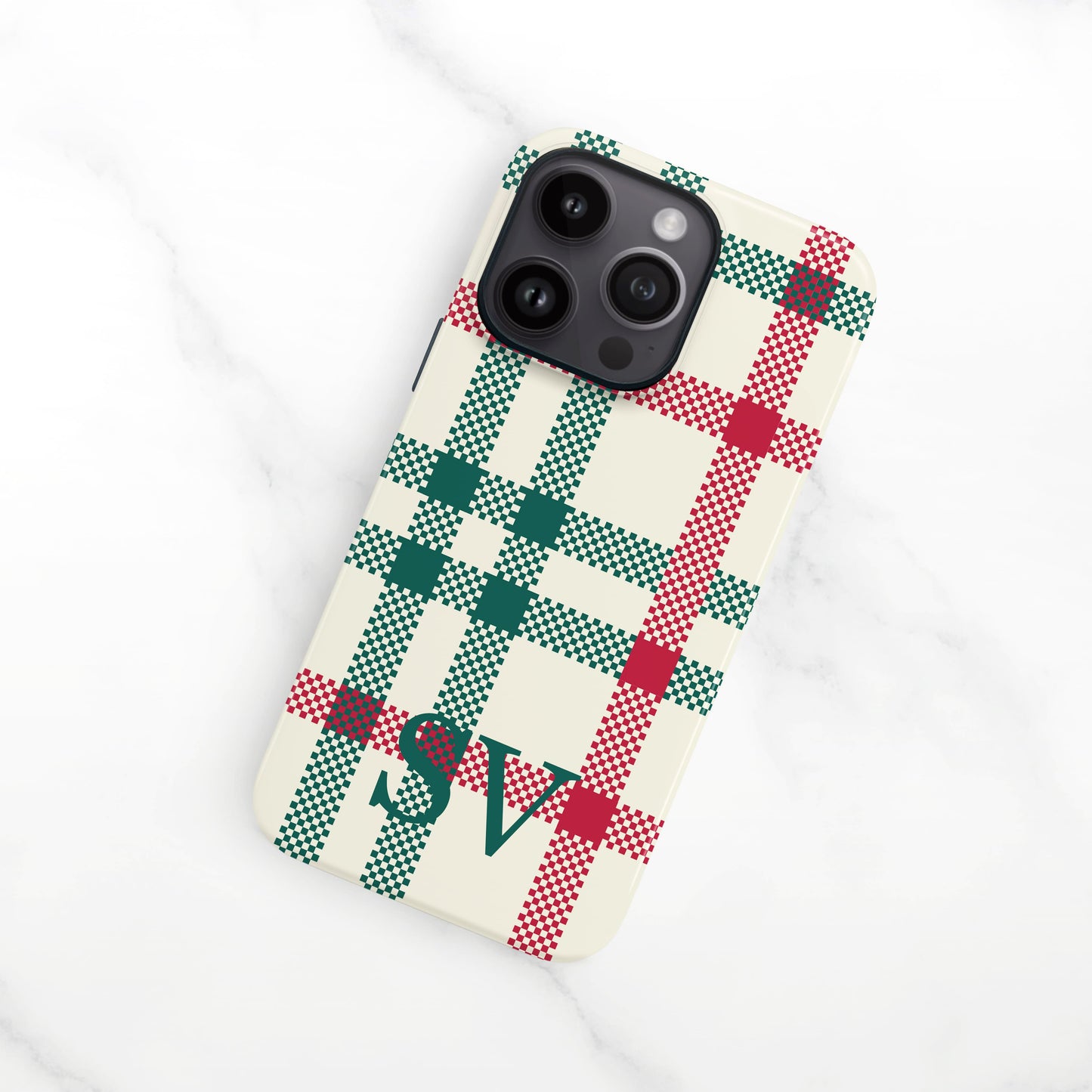 Winter Plaid Pattern Personalised Case Phone Case