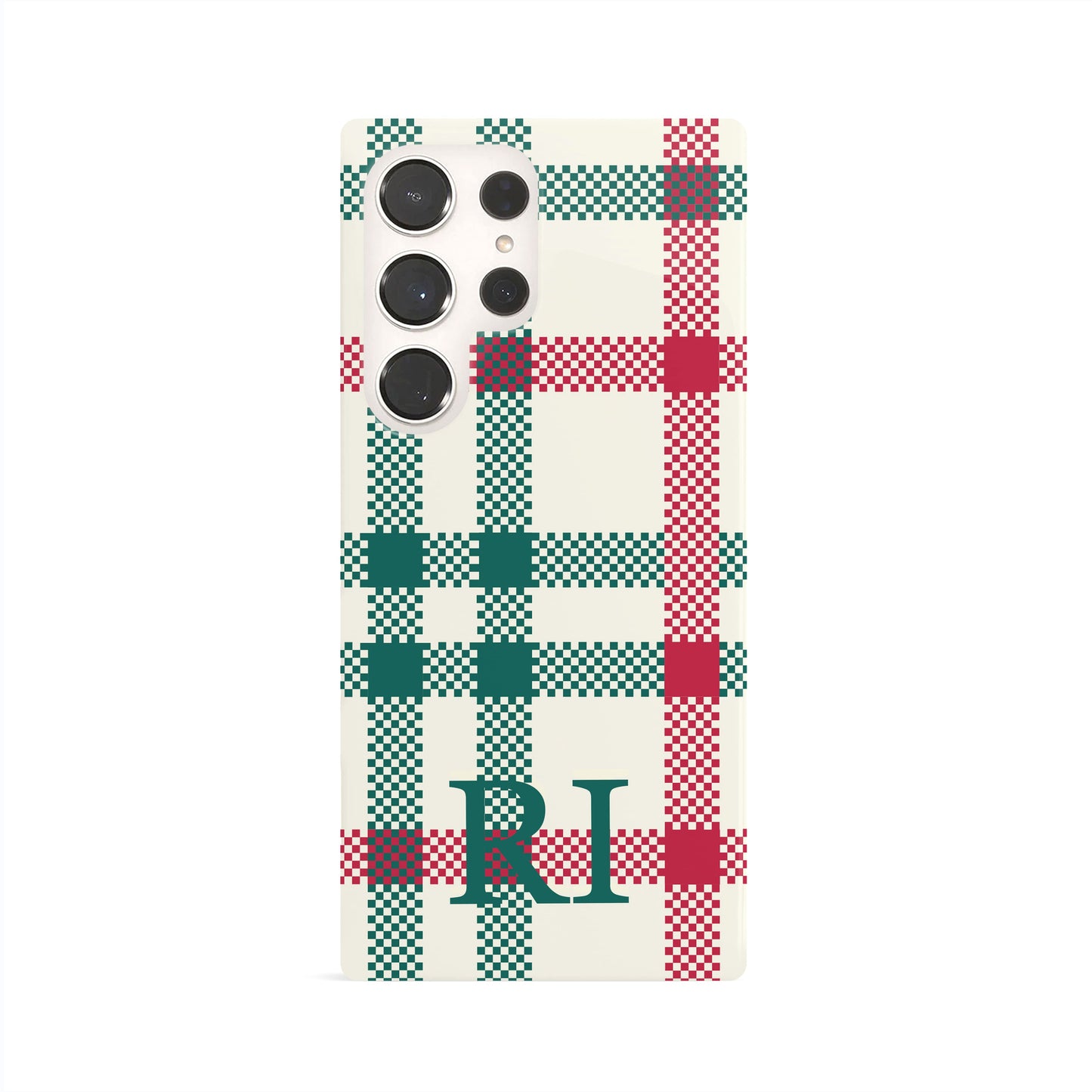 Winter Plaid Pattern Personalised Case Phone Case