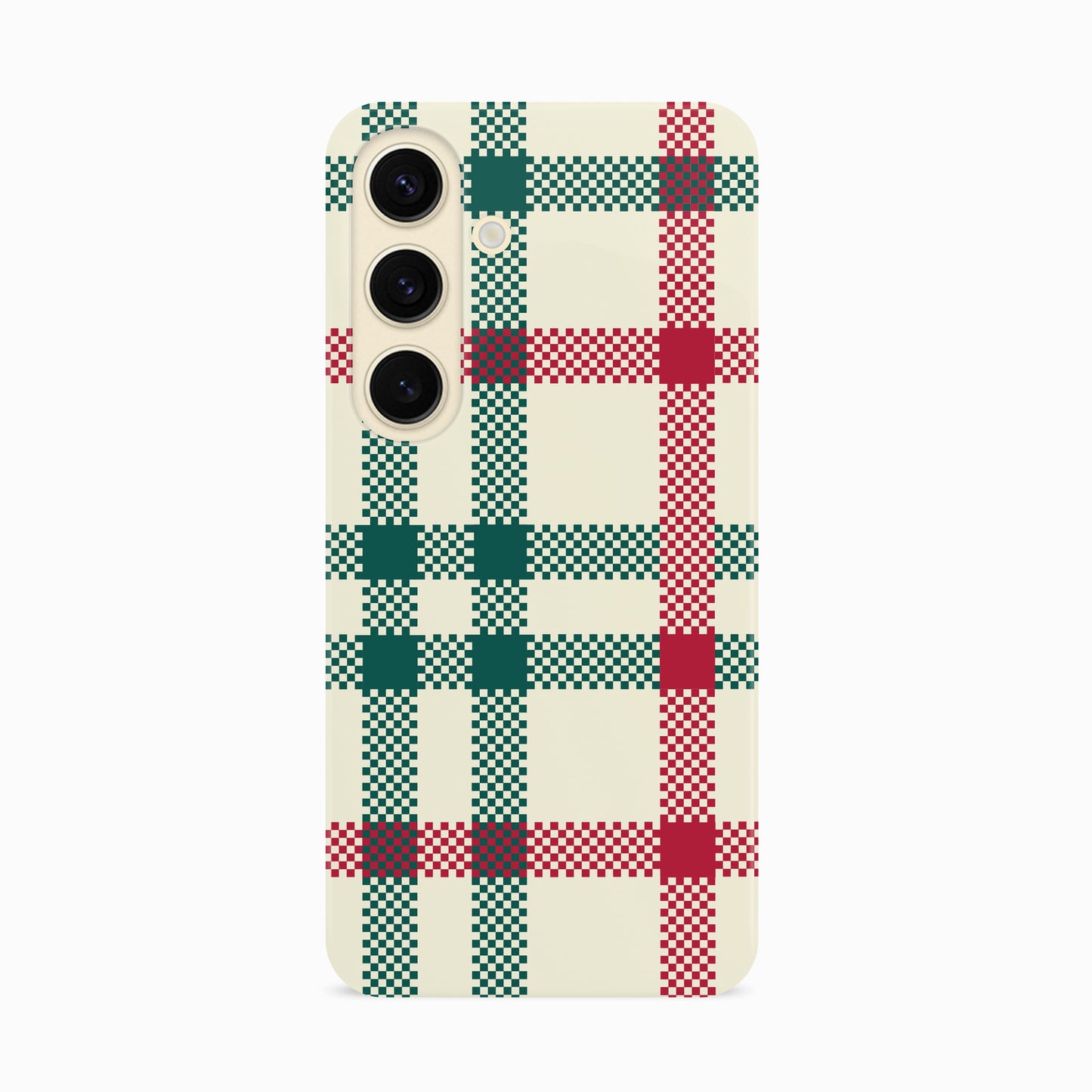 Green Red Plaid Pattern Phone Case Phone Case