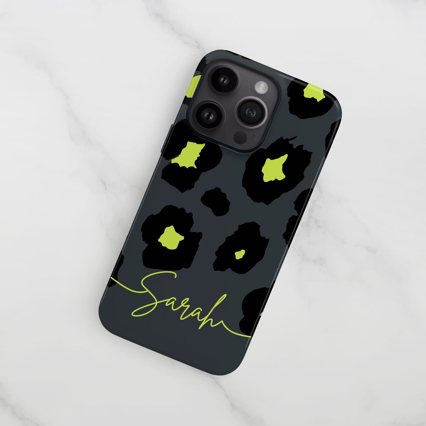 Green Grey Leopard Print Case Phone Case