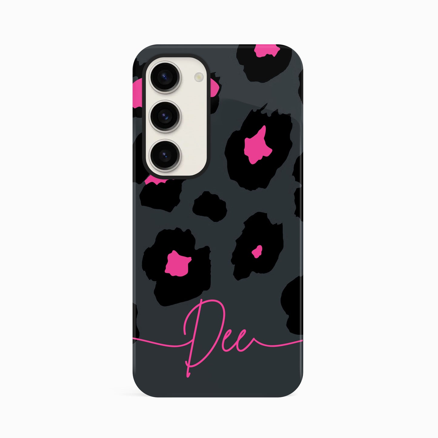 Pink Grey Leopard Print Case Phone Case