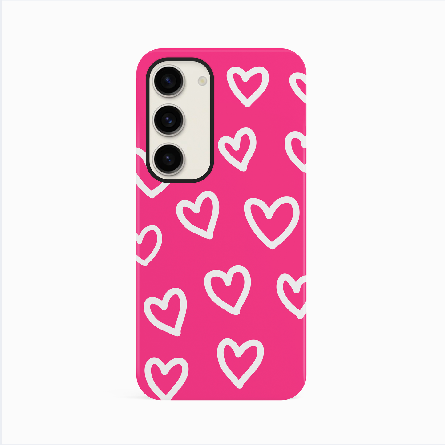 Hot Pink Heart Doodle Case Phone Case
