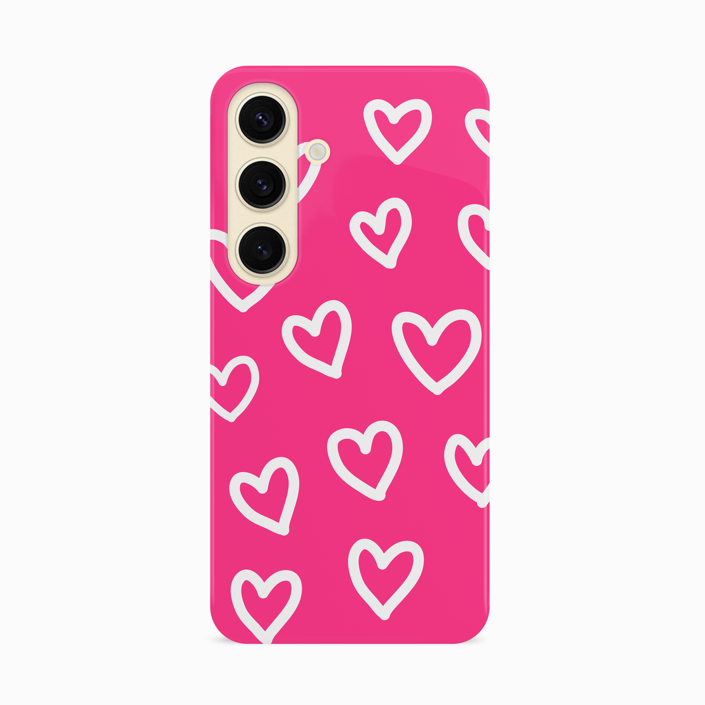 Hot Pink Heart Doodle Case Phone Case
