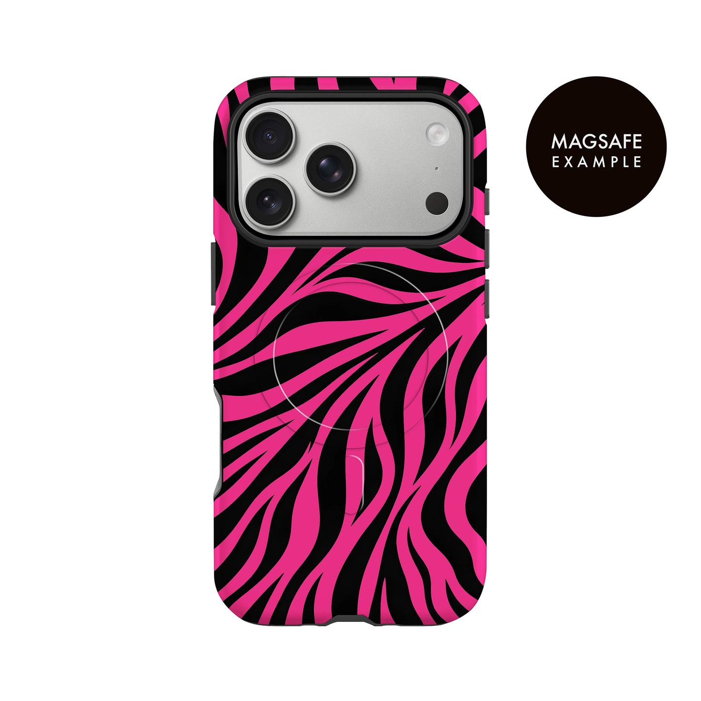 Hot Pink Zebra Print Case Phone Case