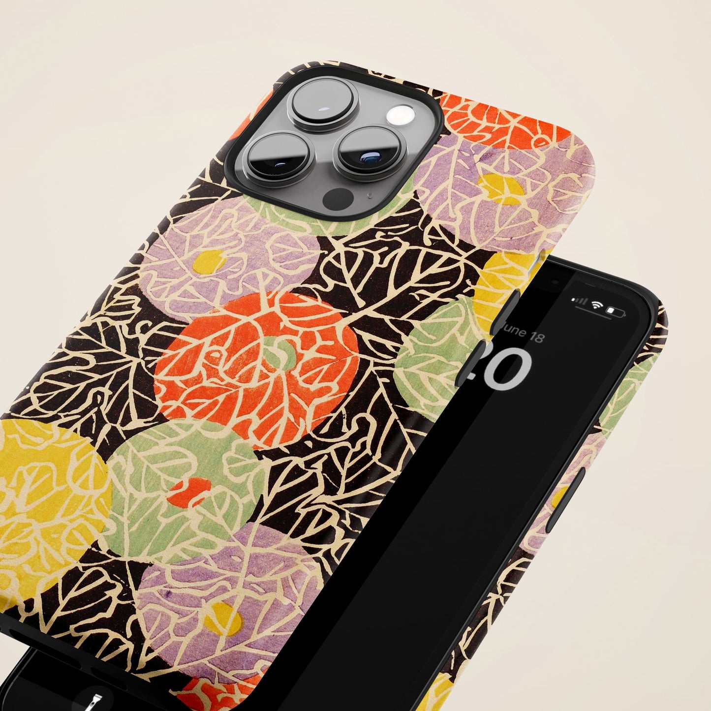 Japanese Floral Kimono Print Case Phone Case