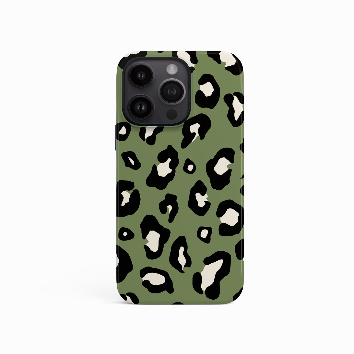 Khaki Leopard Print Animal Spots Pattern Phone Case iPhone 16 Pro Phone Case