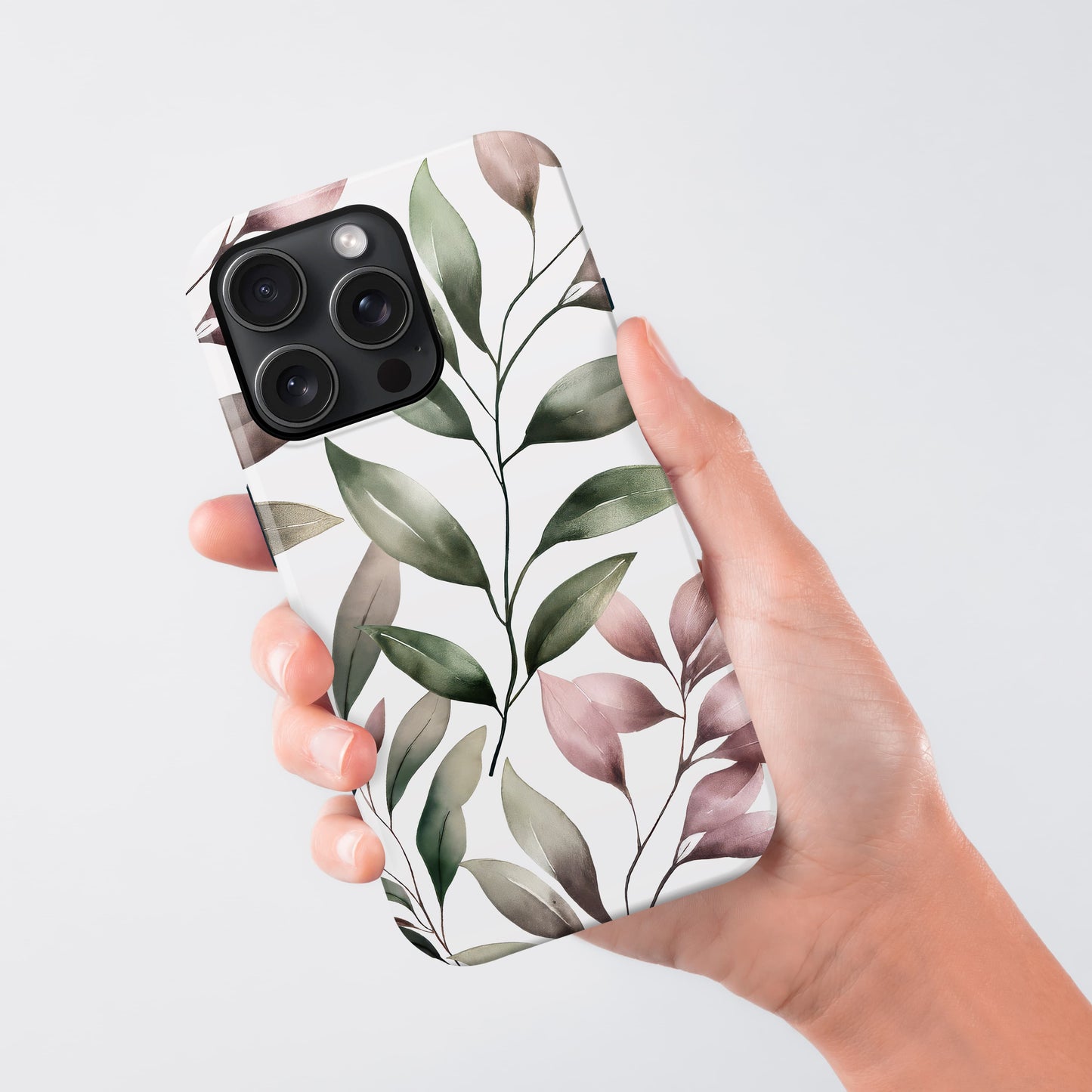 Leaf Pattern Floral Print Case Phone Case