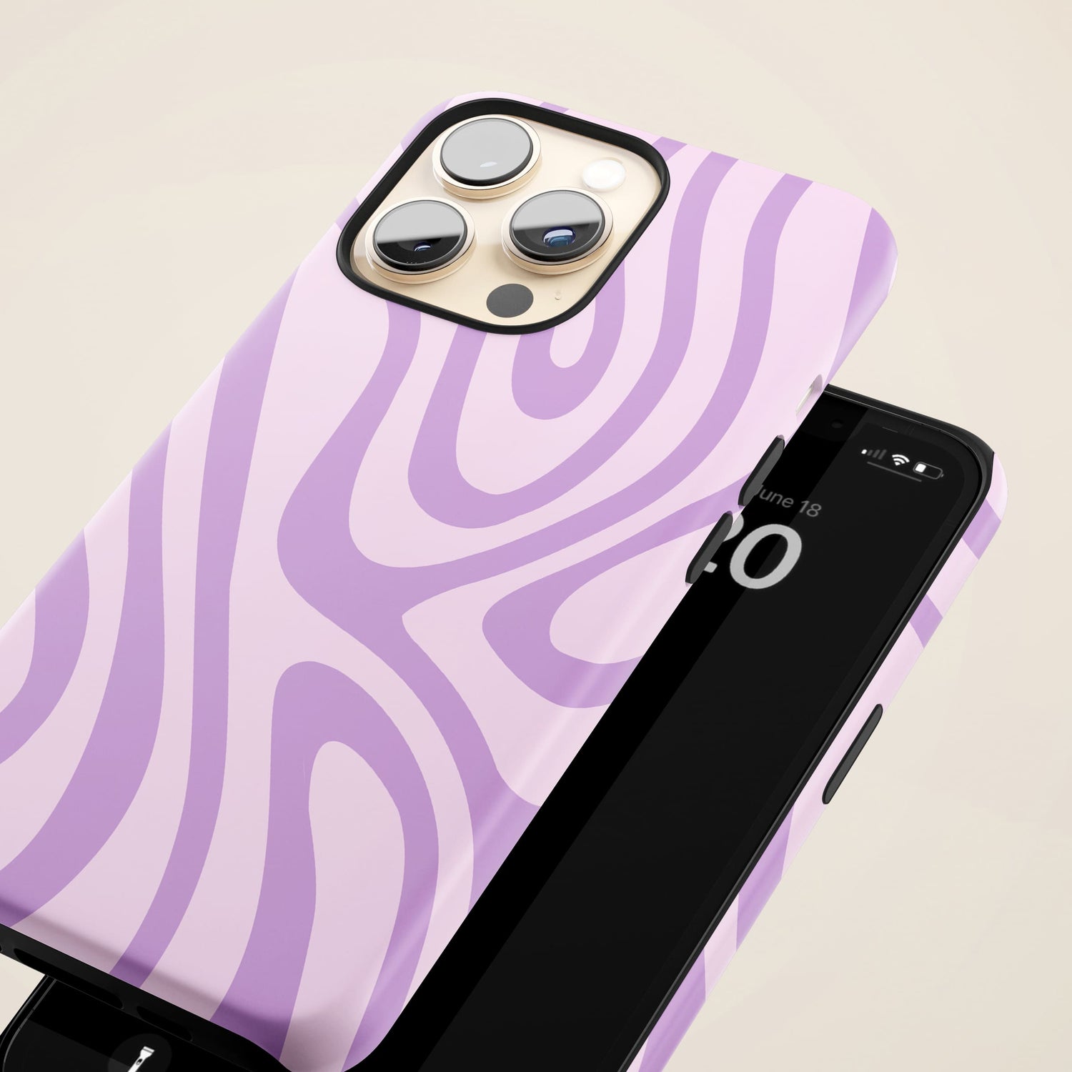 Light Purple Swirl Pattern Case  Phone Case