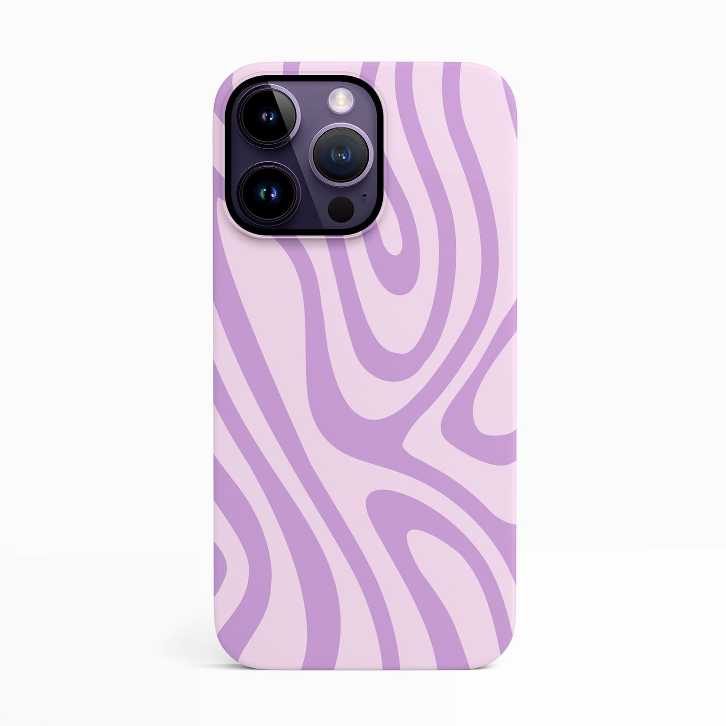 Light Purple Swirl Pattern Case iPhone 16 Pro Phone Case