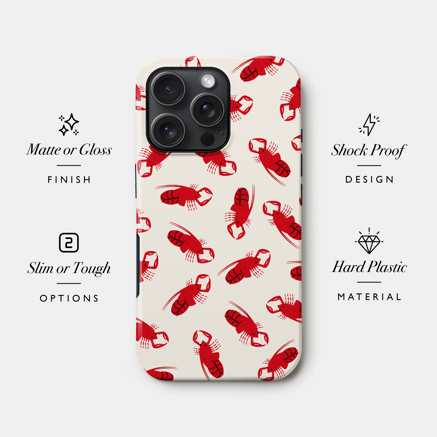 Lobster Pattern Case Phone Case