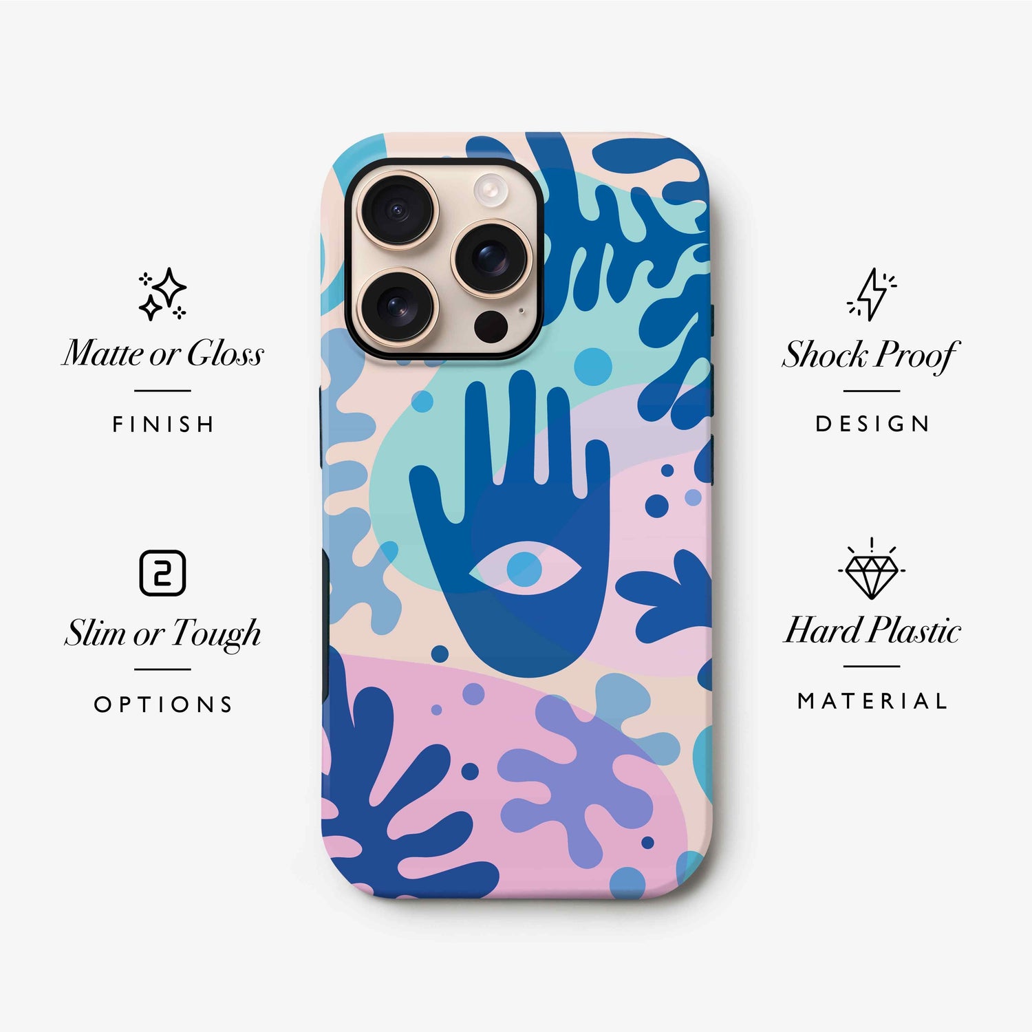 Lucky Evil Eye Print Phone Case Phone Case