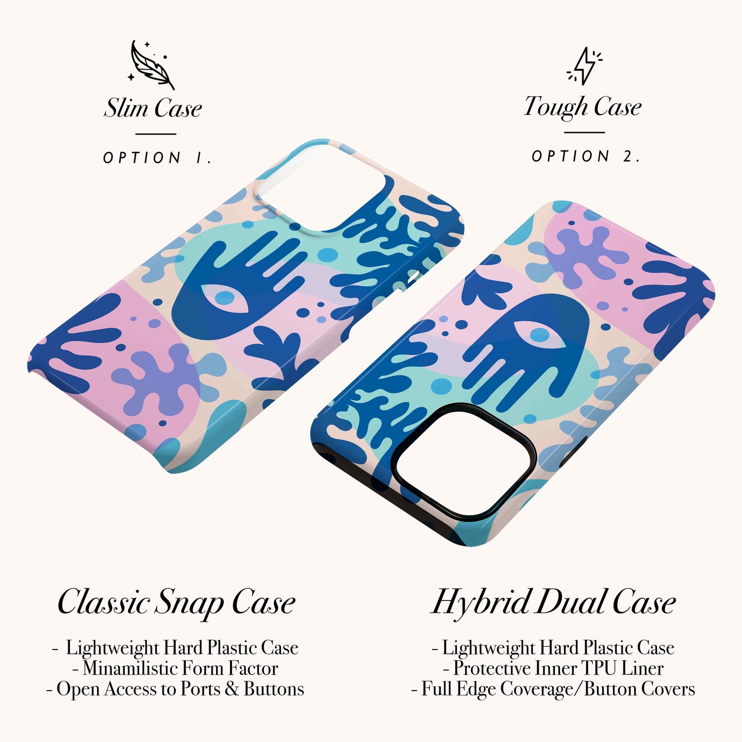 Lucky Evil Eye Print Phone Case Phone Case
