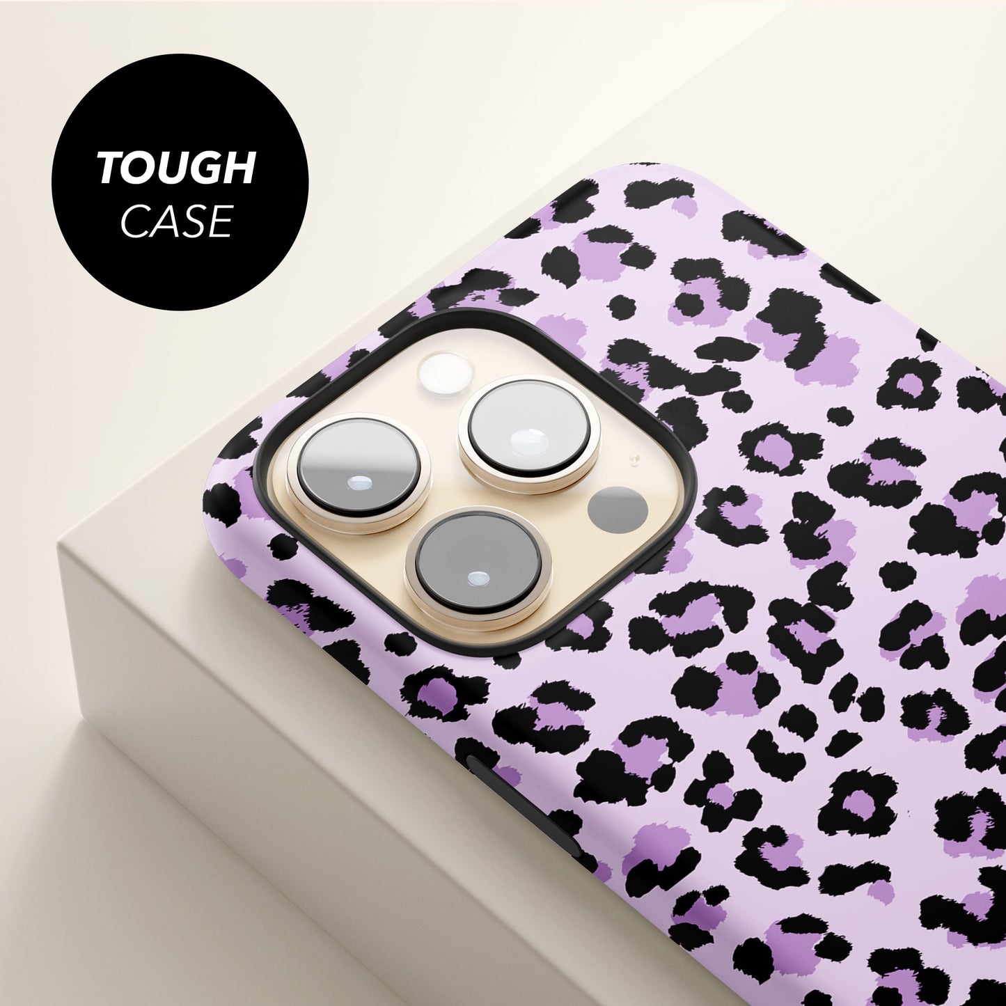 Purple Micro Leopard Print Pattern Case  Phone Case