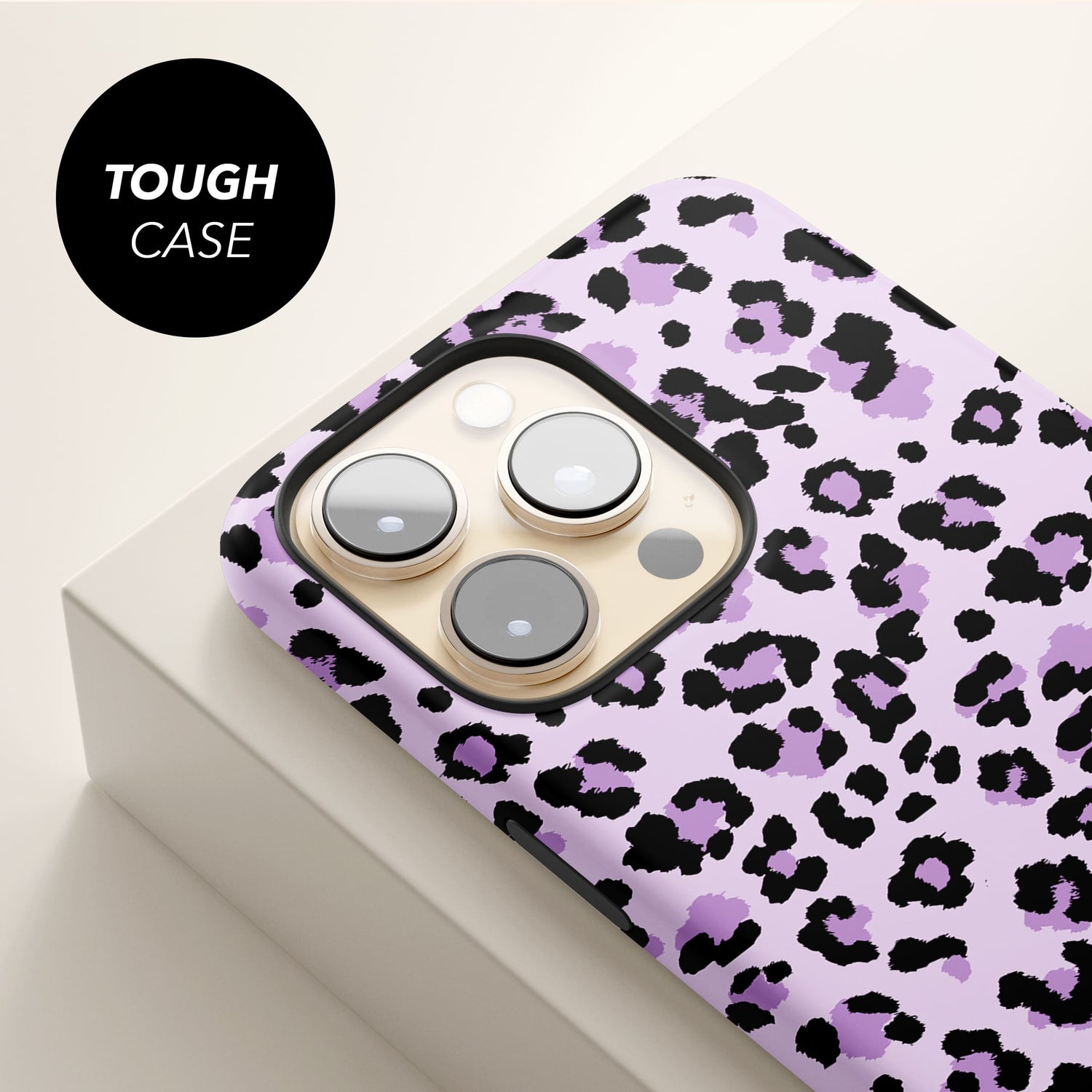 Purple Micro Leopard Print Pattern Case  Phone Case