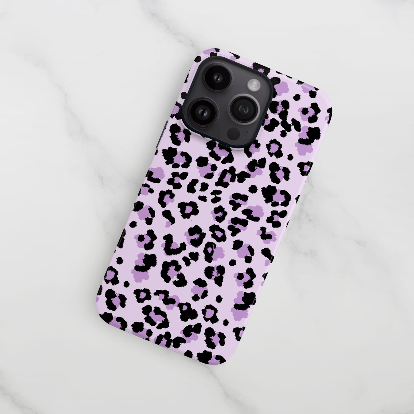 Purple Micro Leopard Print Pattern Case  Phone Case