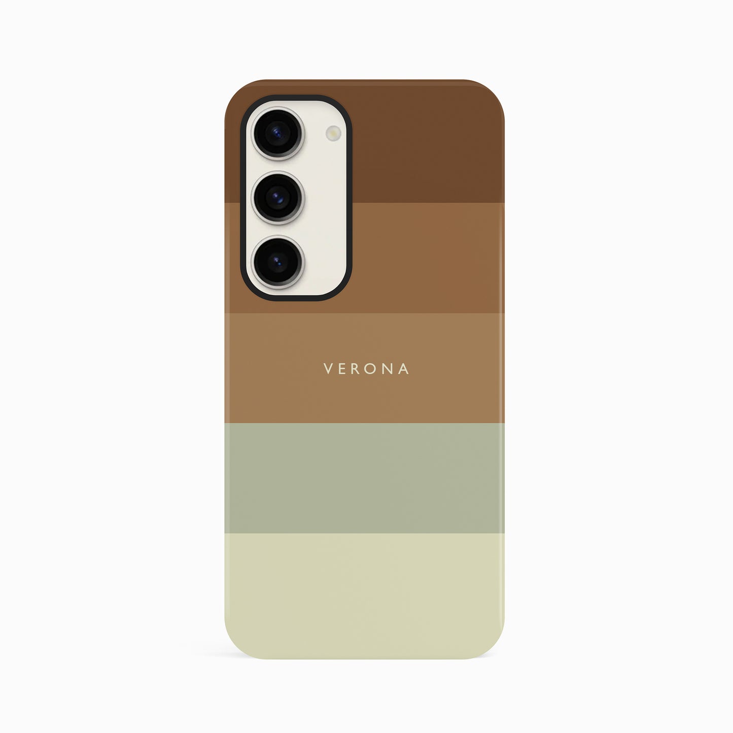 Custom Mint Chocolate Stripe Case