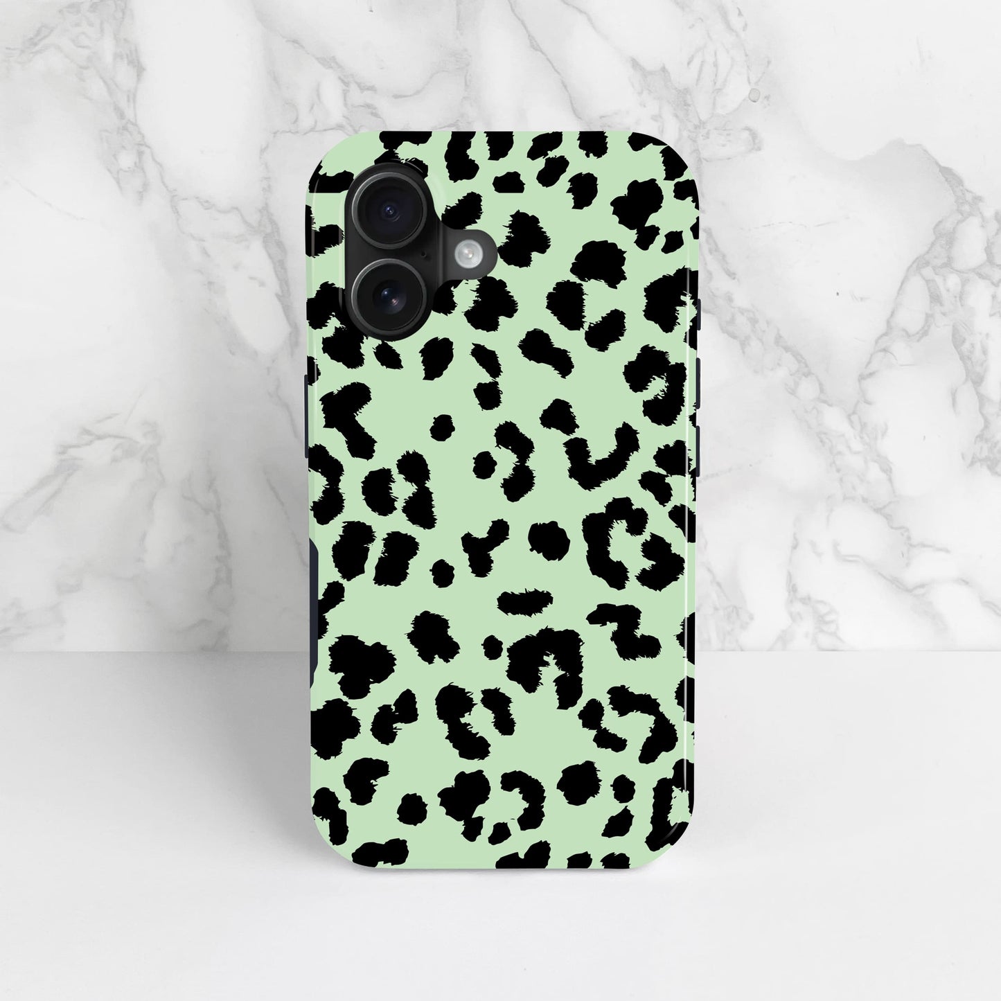 Mint Green Leopard Print Case Phone Case
