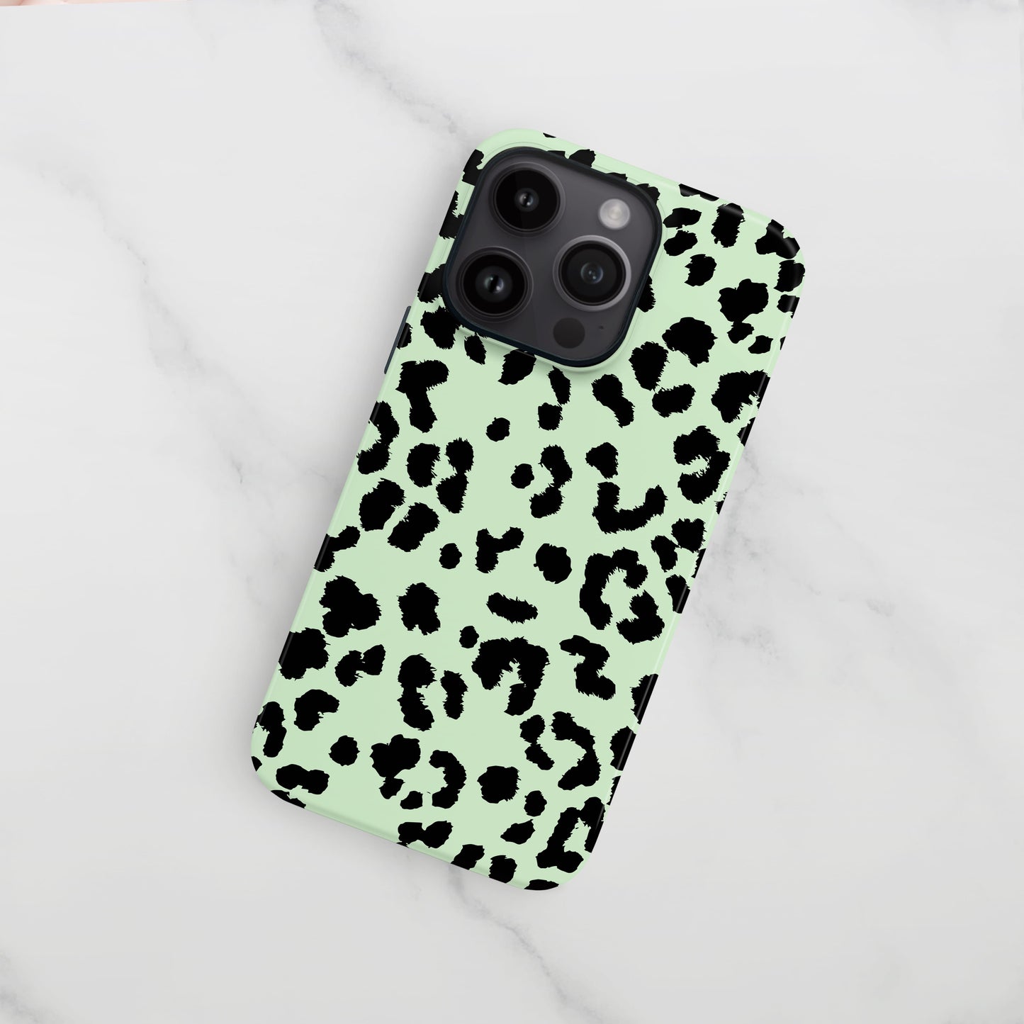 Mint Green Leopard Print Case Phone Case