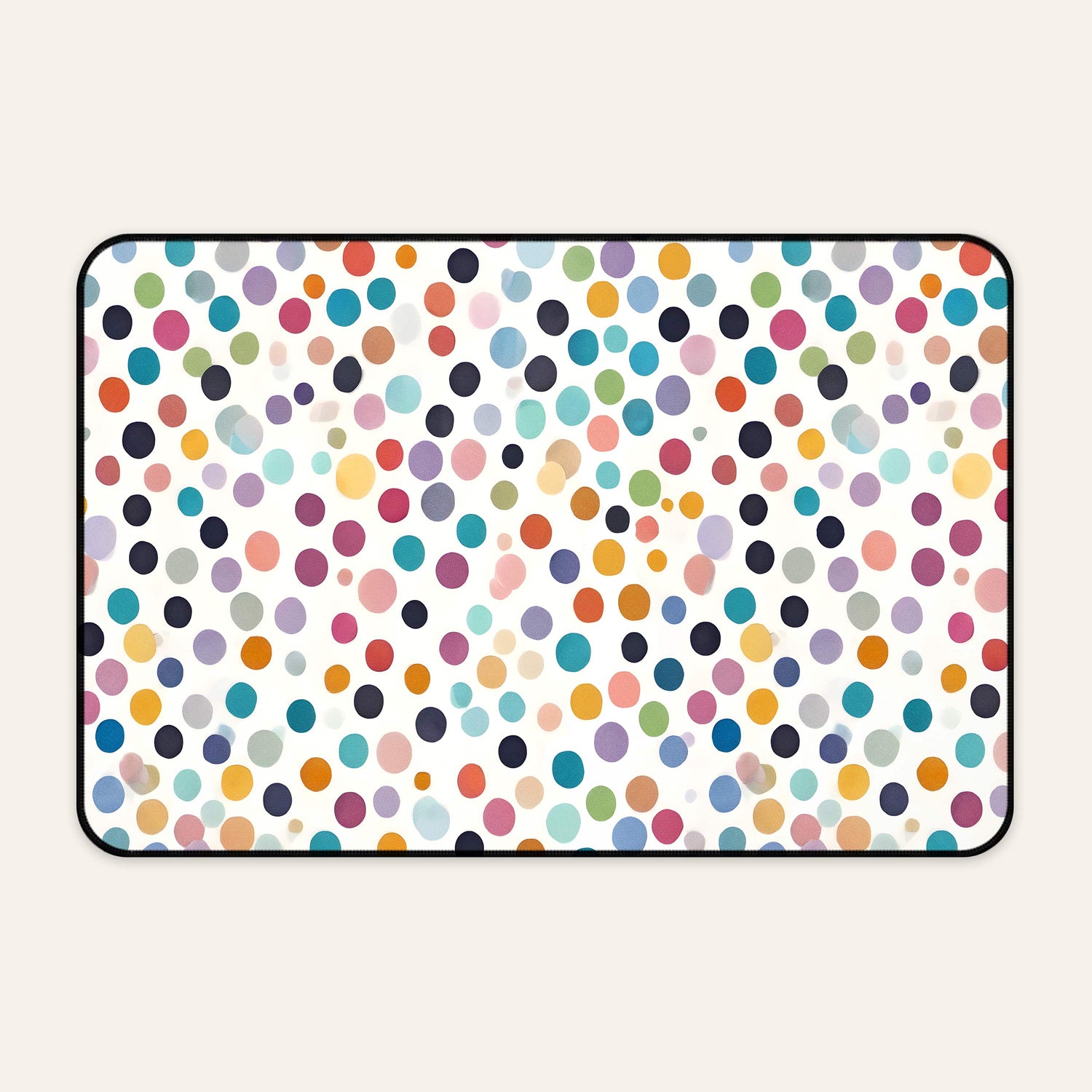 Multicolour Polka Dot Desk & Gaming Mat Desk & Gaming Mat