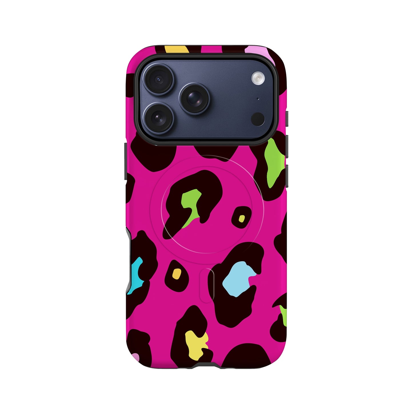 Multicolour Pink Leopard Print Magsafe Case