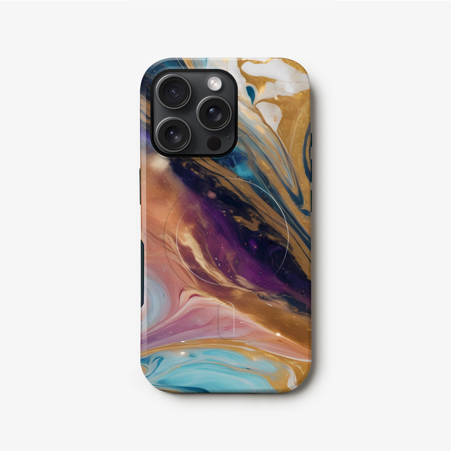 Gold Rainbow Marble Magsafe Case