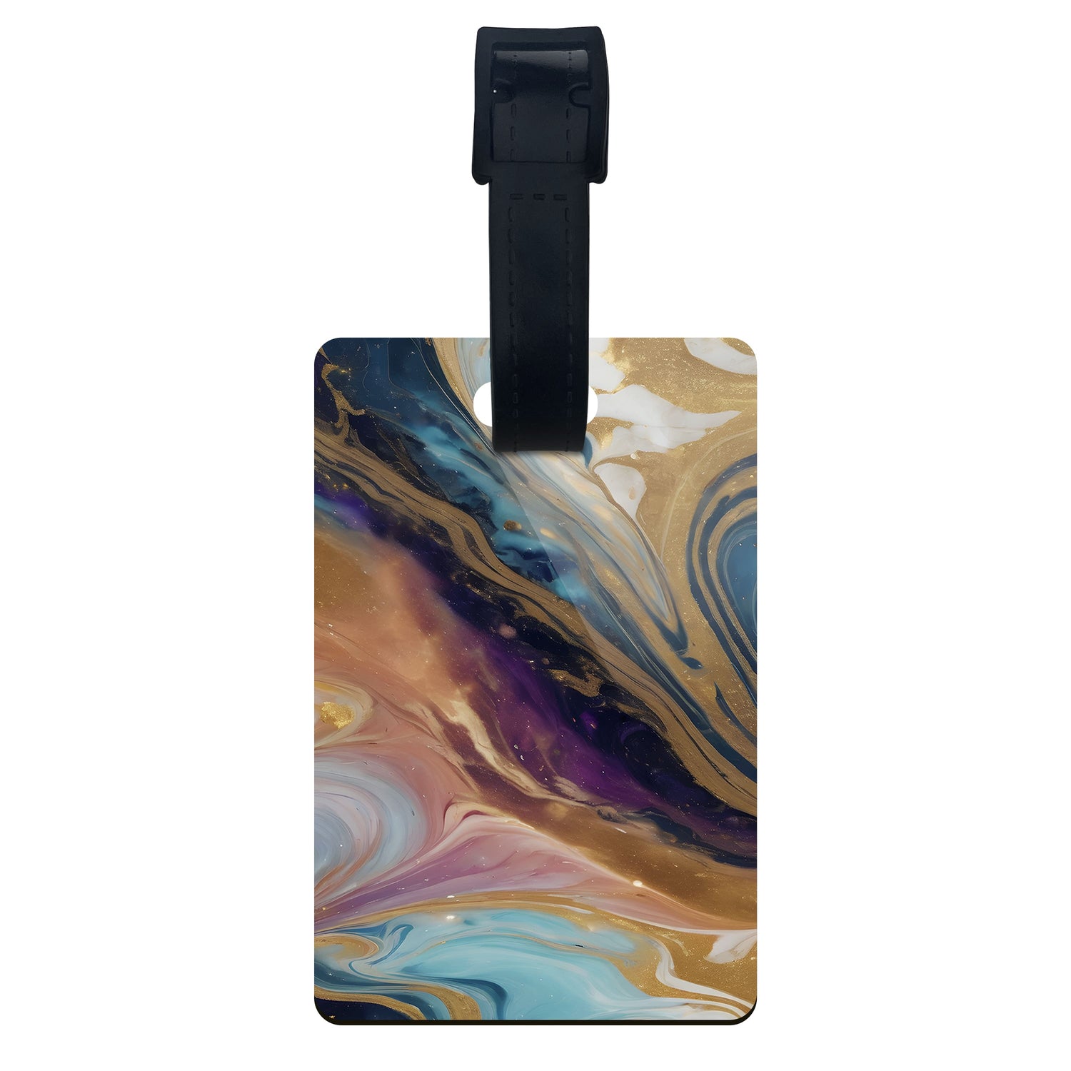 Multicolour Marble Print Custom Luggage Tag  luggage tag