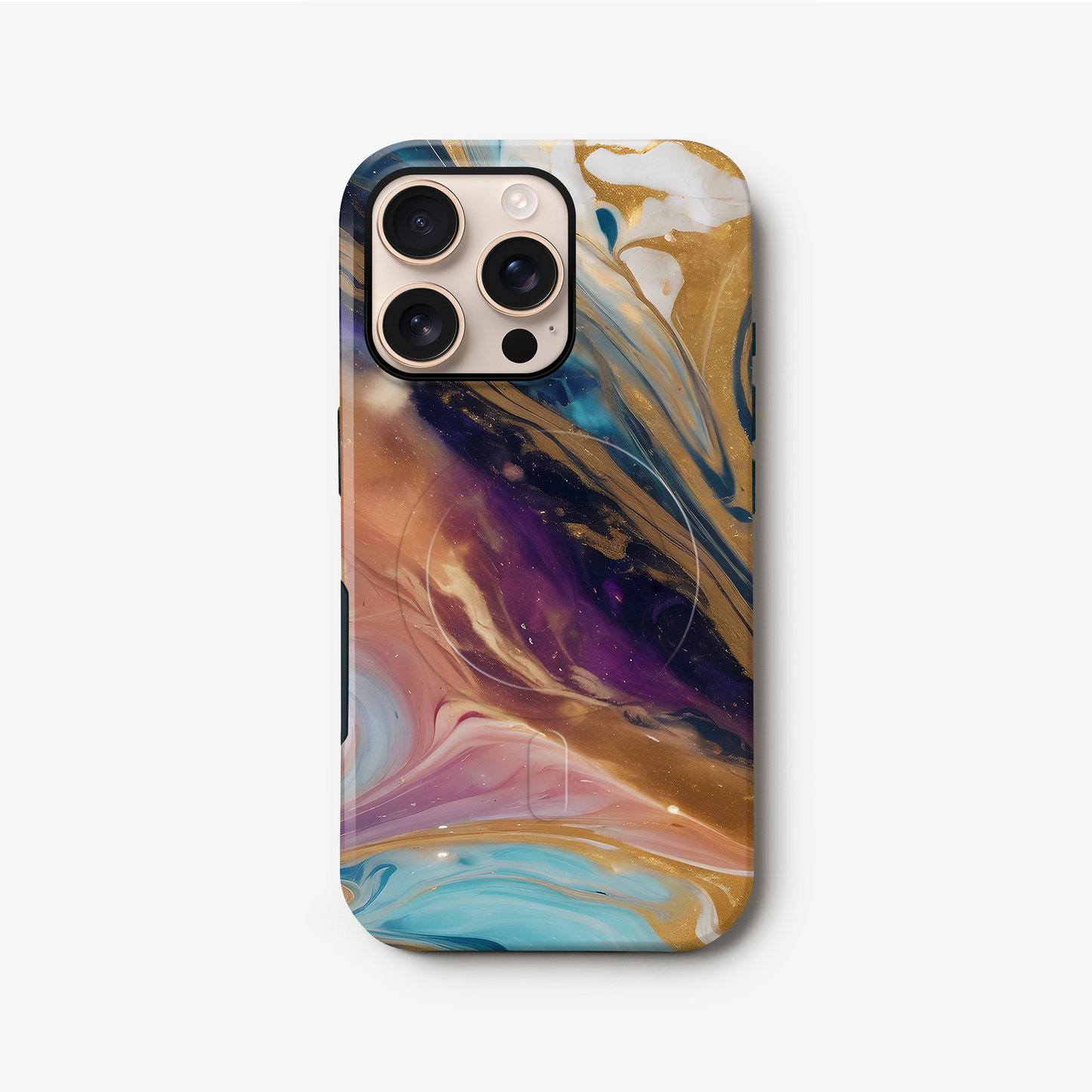 Gold Rainbow Marble Magsafe Case