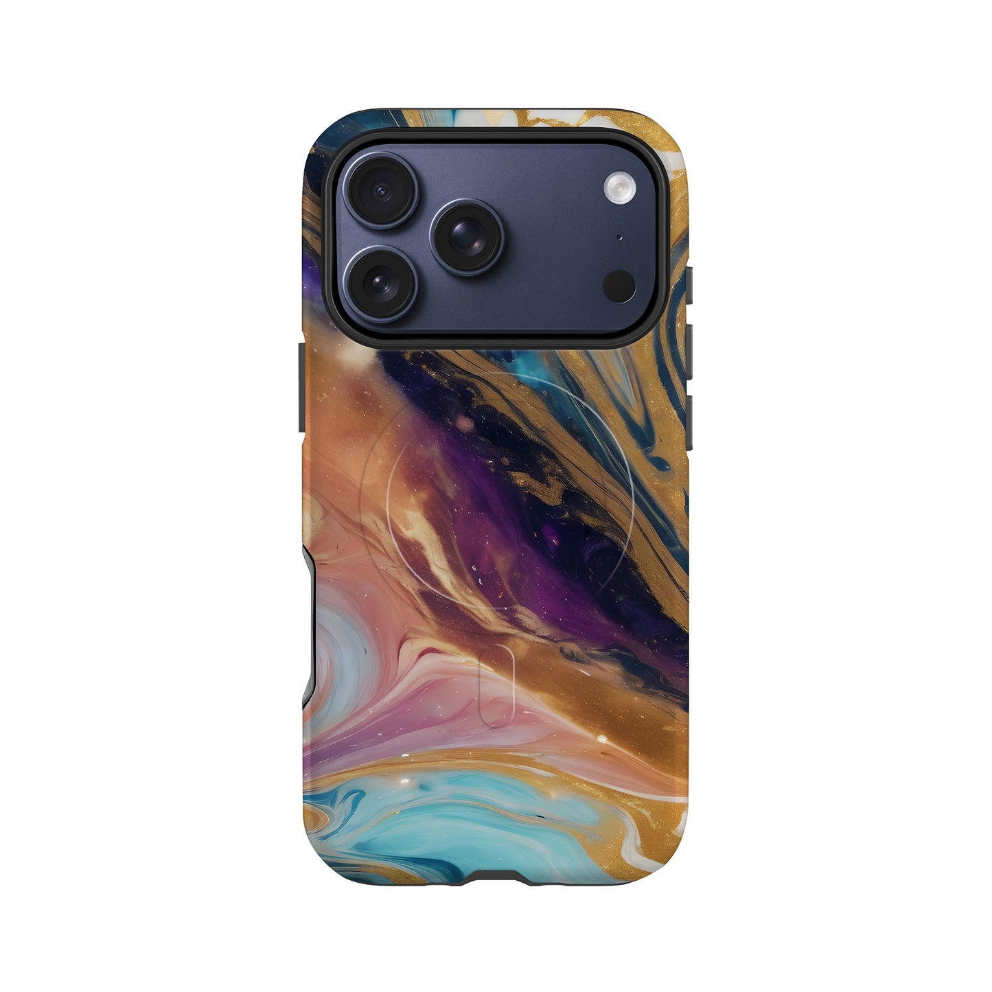 Gold Rainbow Marble Magsafe Case