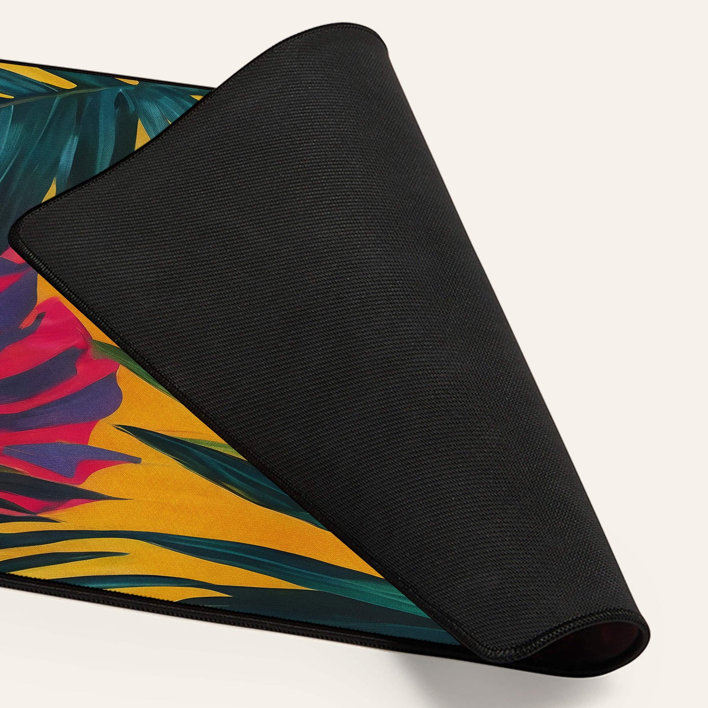 Tropical Palm Leaf Print Large Desk Mouse Mat Desk & Gaming Mat
