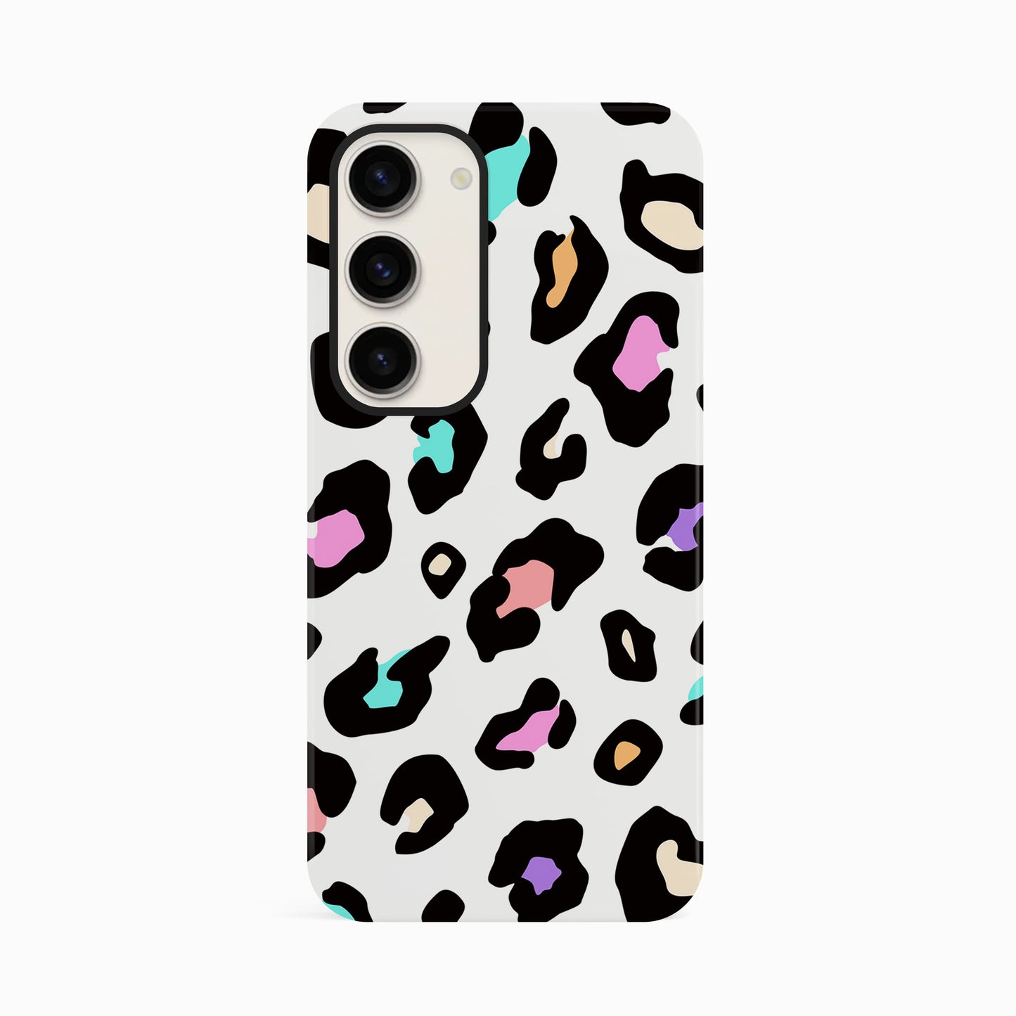 White Rainbow Leopard Skin Spots Case Phone Case