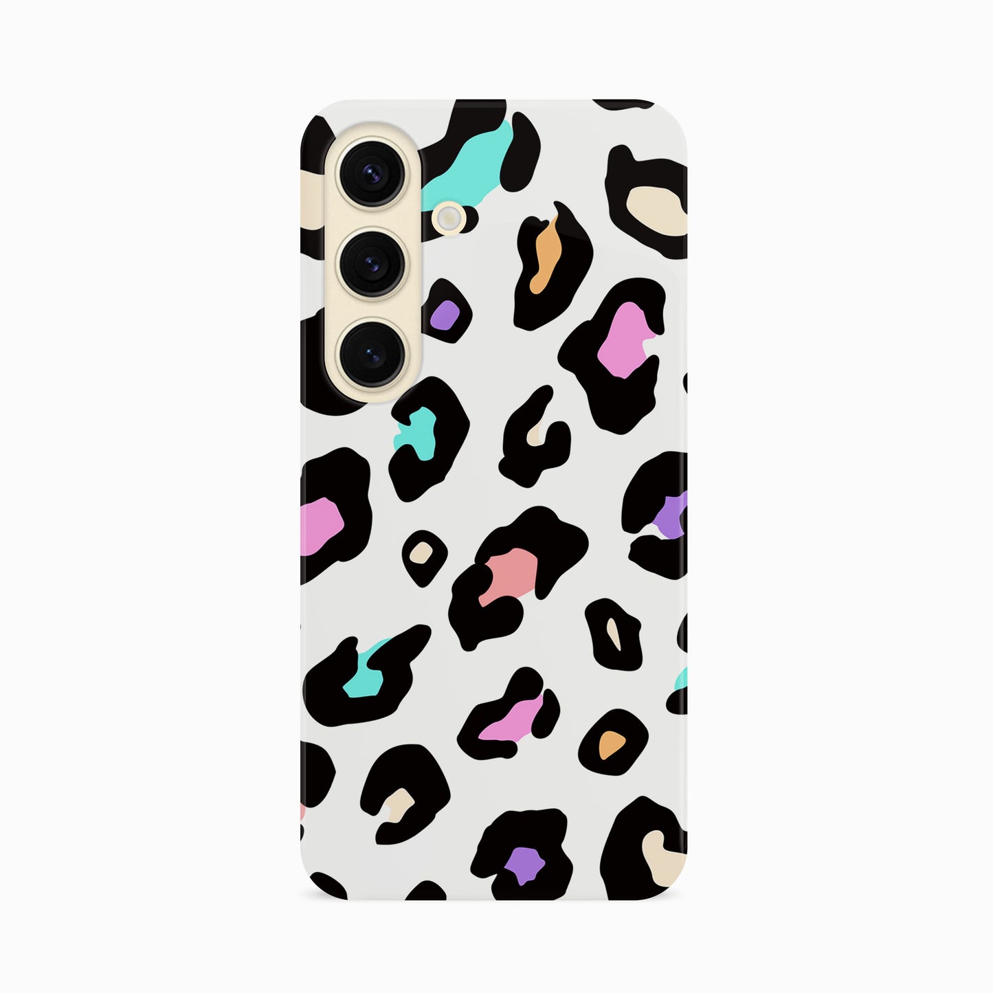 White Rainbow Leopard Skin Spots Case Phone Case