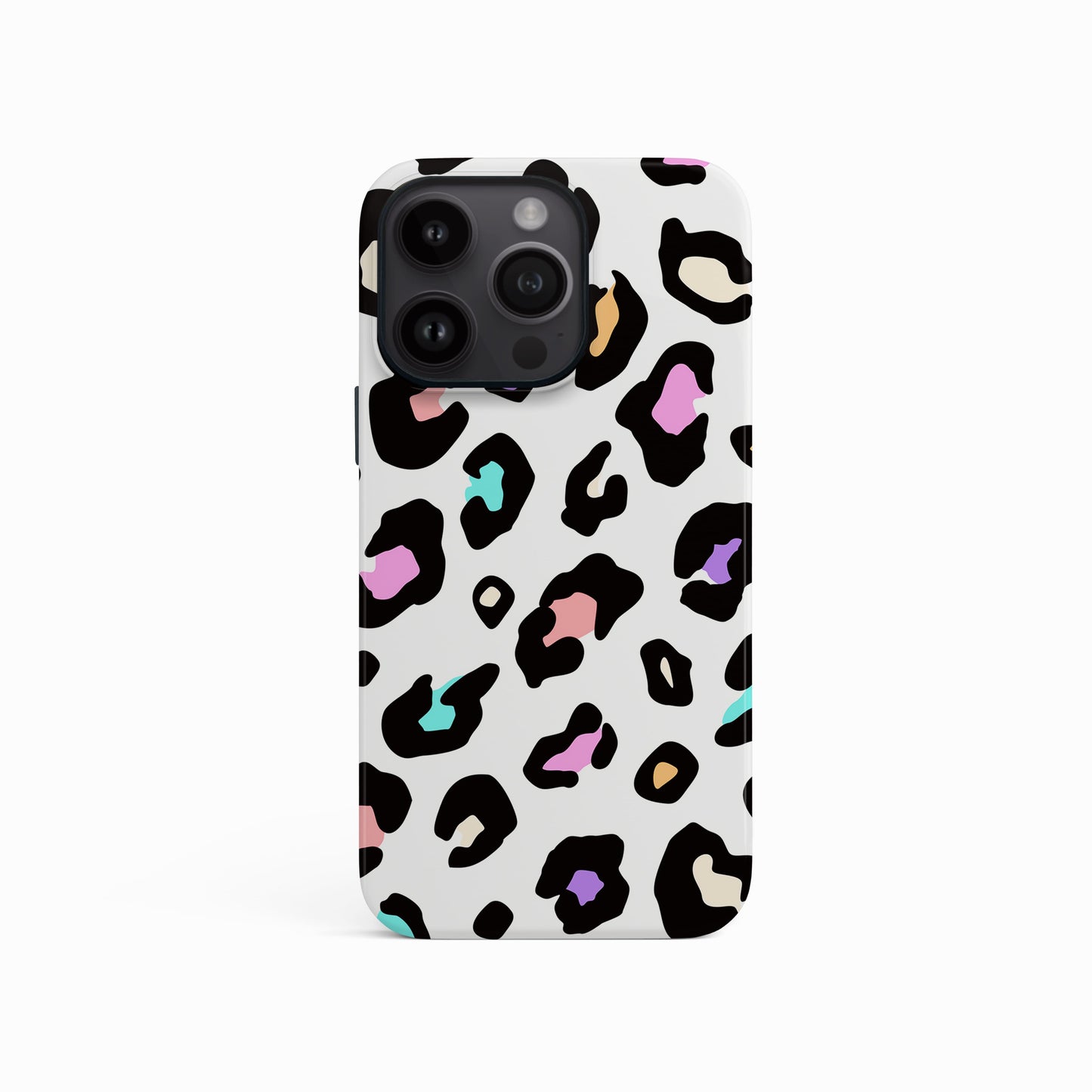 White Rainbow Leopard Skin Spots Case Phone Case