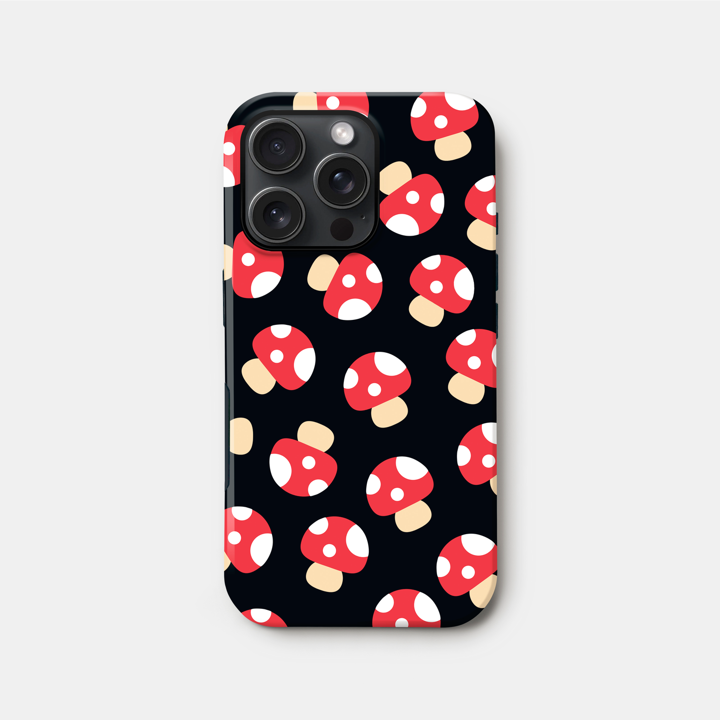 Mushroom Pattern Phone Case iPhone 16 Phone Case