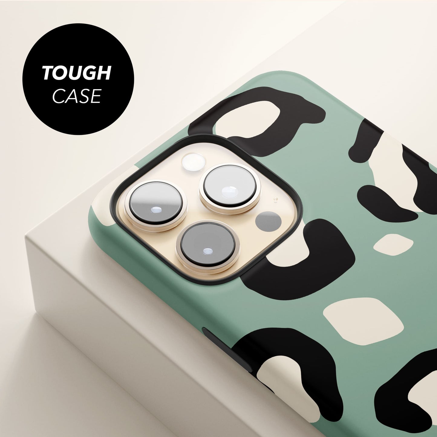 Muted Blue Leopard Print Phone Case  Phone Case