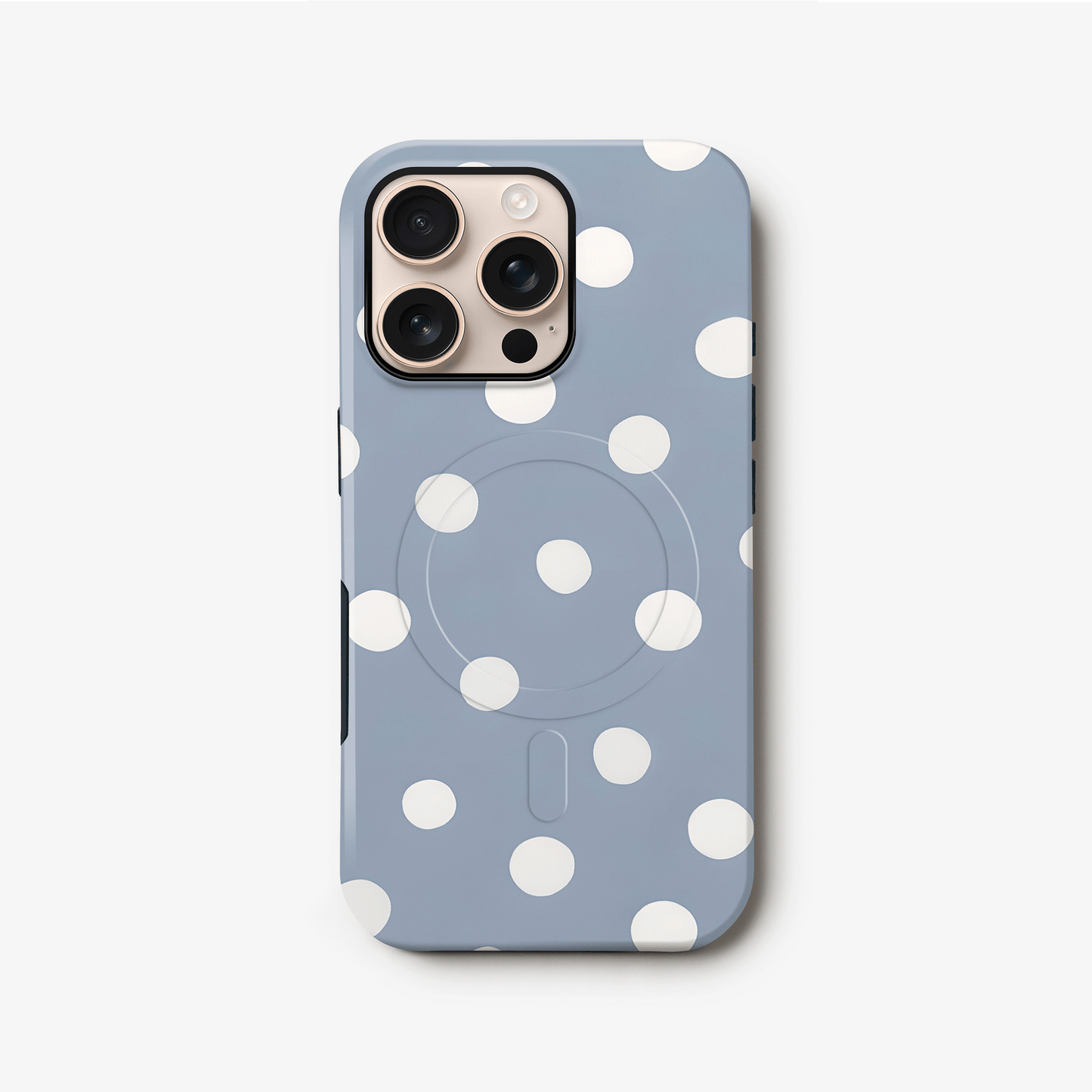 Muted Blue Polka Dot Magsafe Case