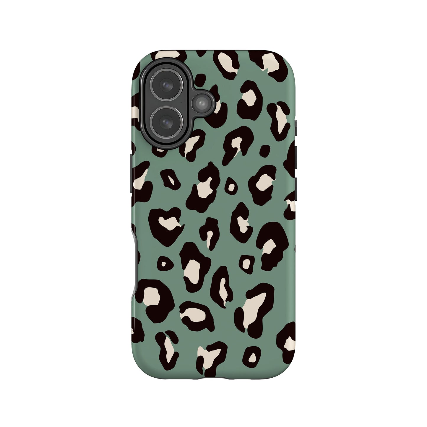 Muted Teal Leopard Print Case