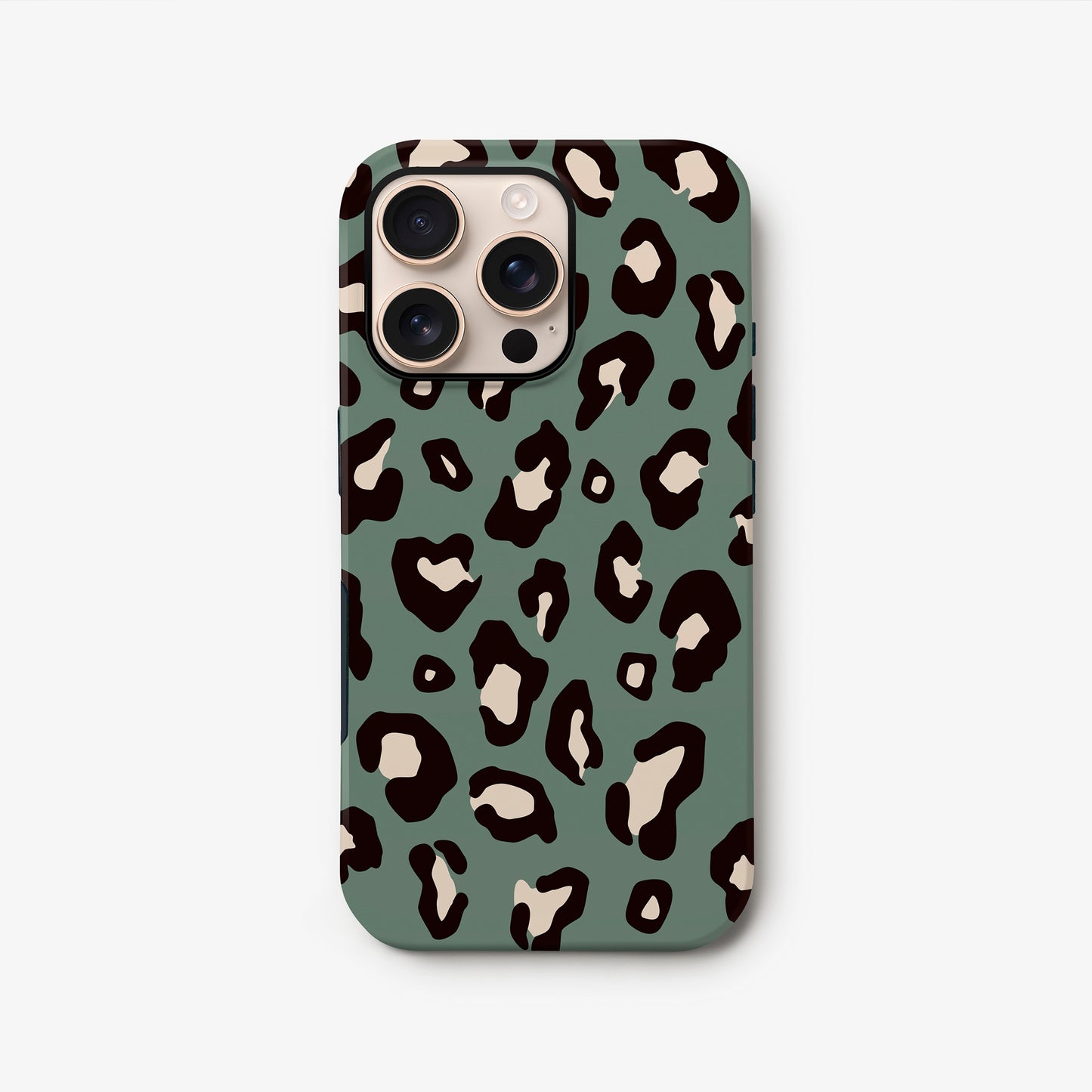 Muted Teal Leopard Print Case